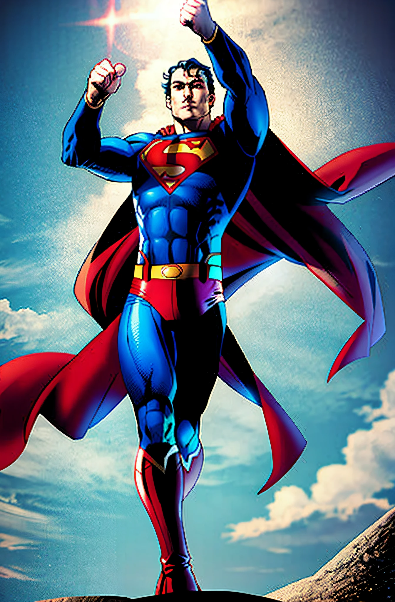 Henry Cavil in Superman costume
