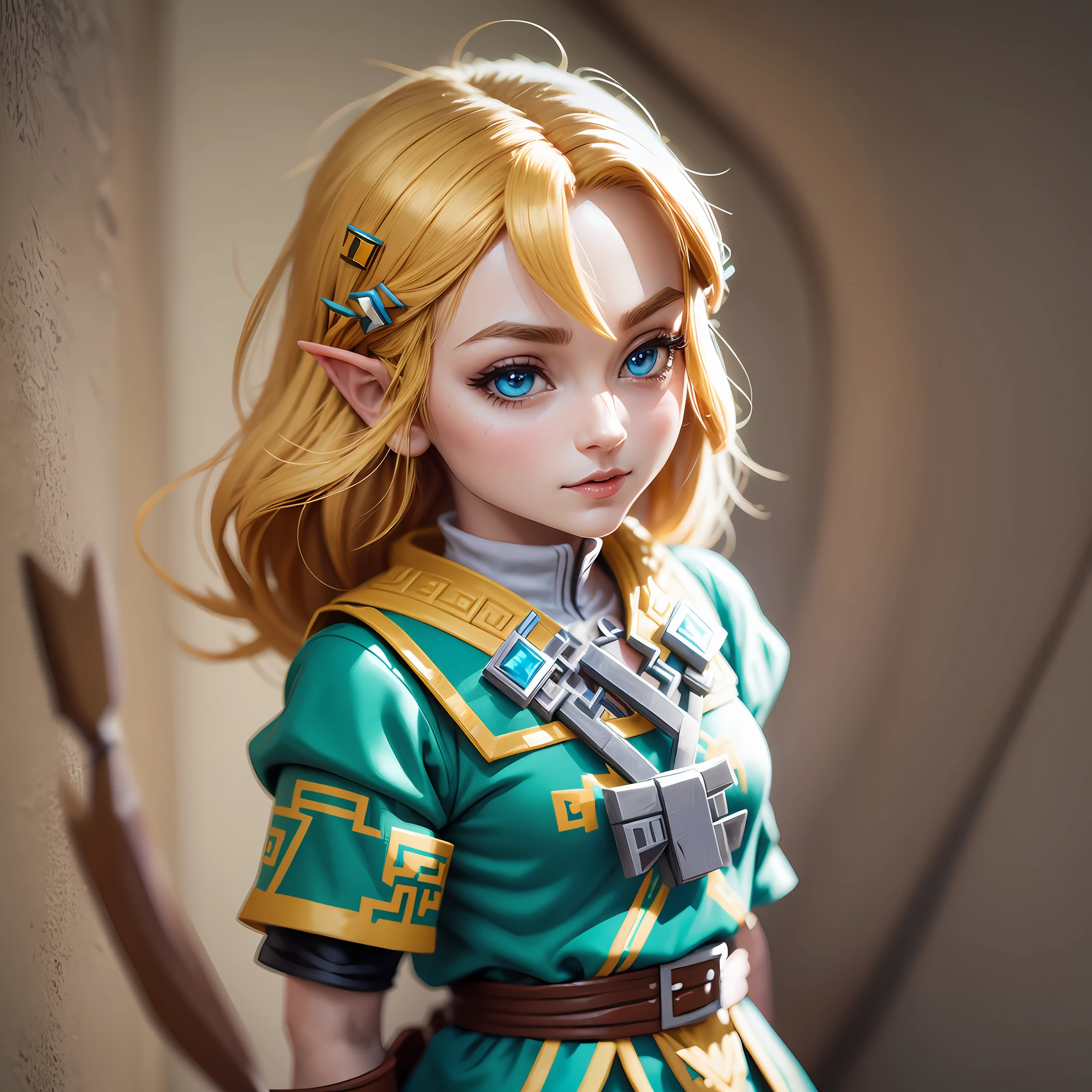 Zelda made with lego --auto --s2