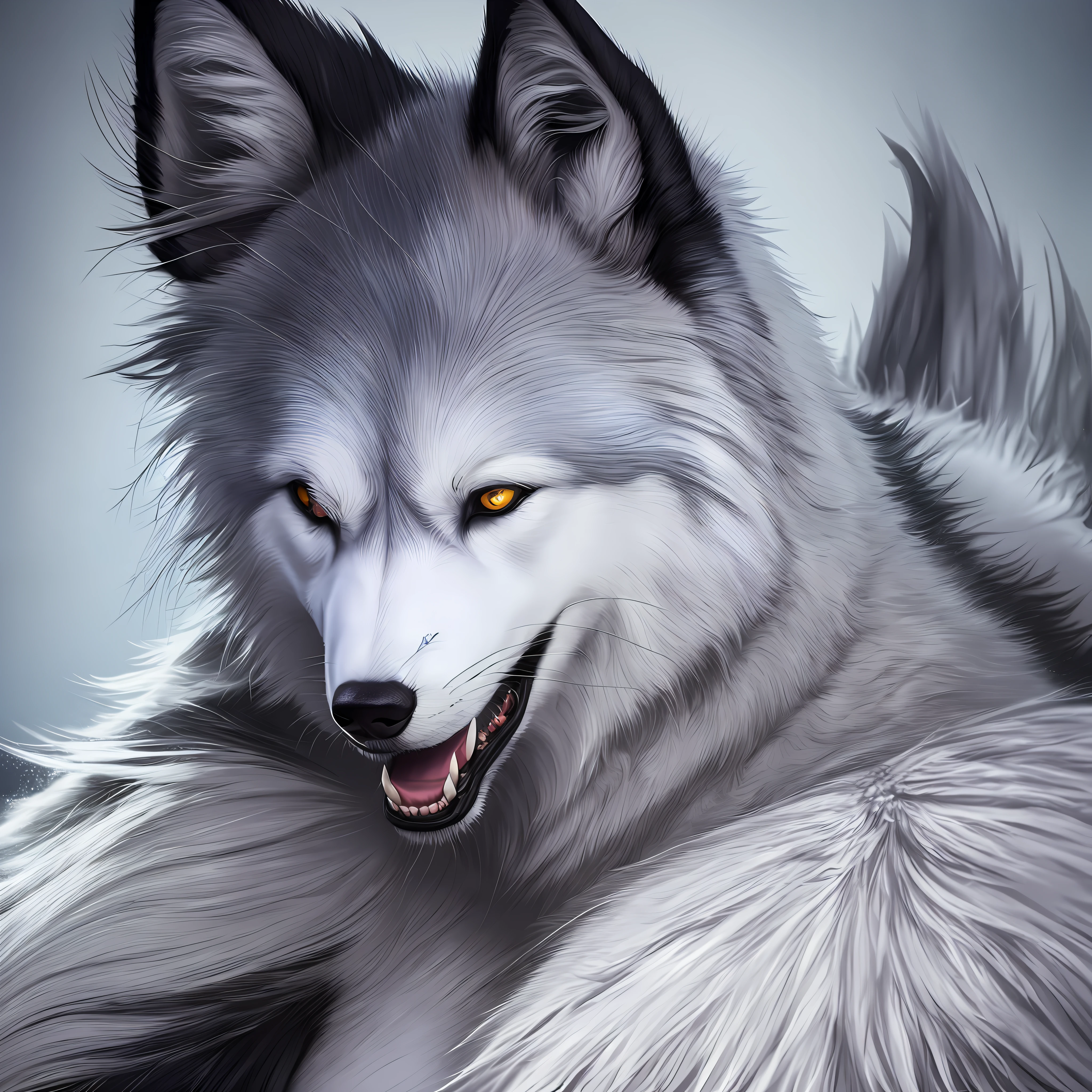 Death wolf,white wolf,with black hood,sickle,pixel,pixel image,4k,full hd image,disne image --auto --s2