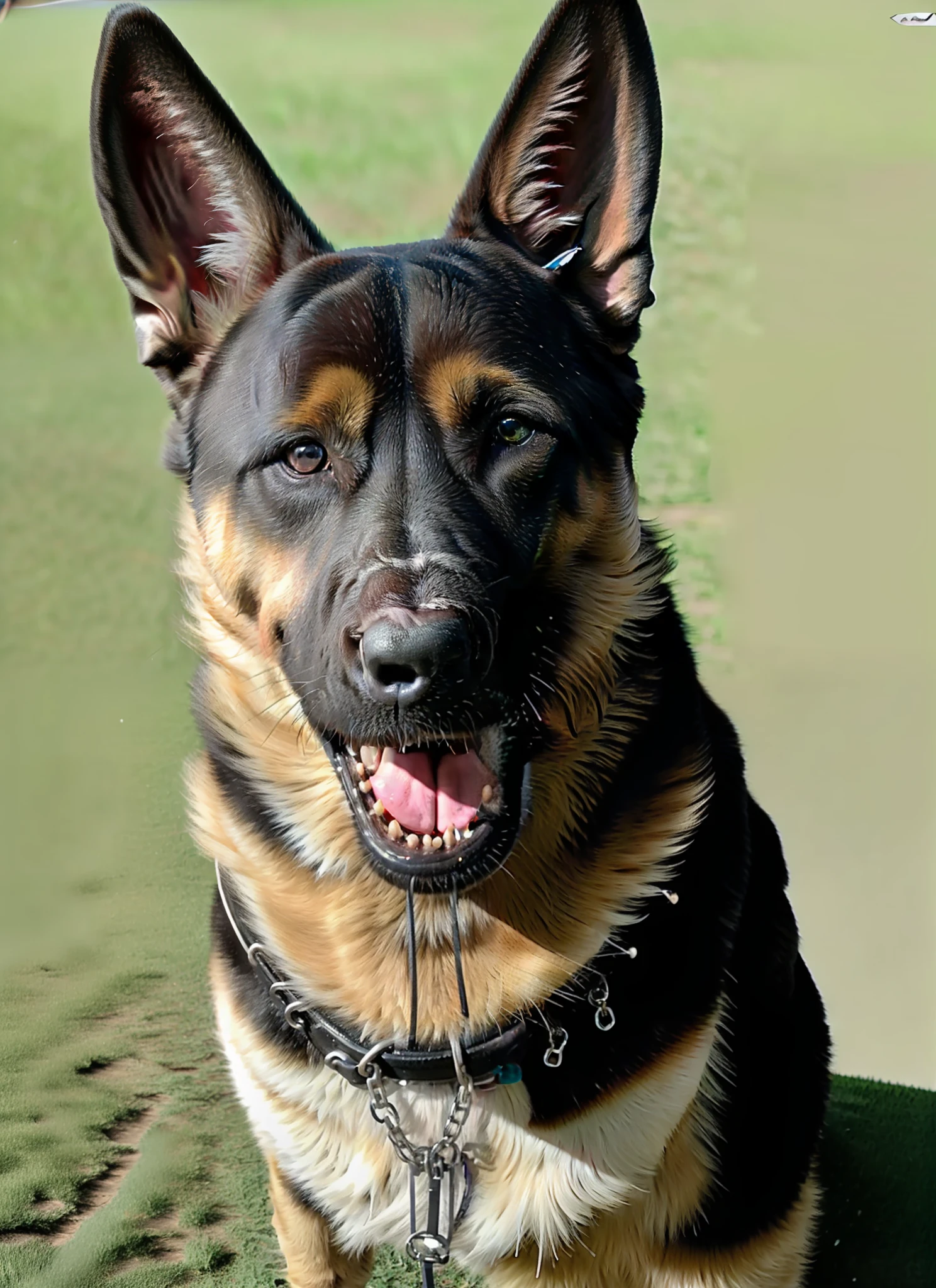 Dog, realistic, German Shepherd, search for people