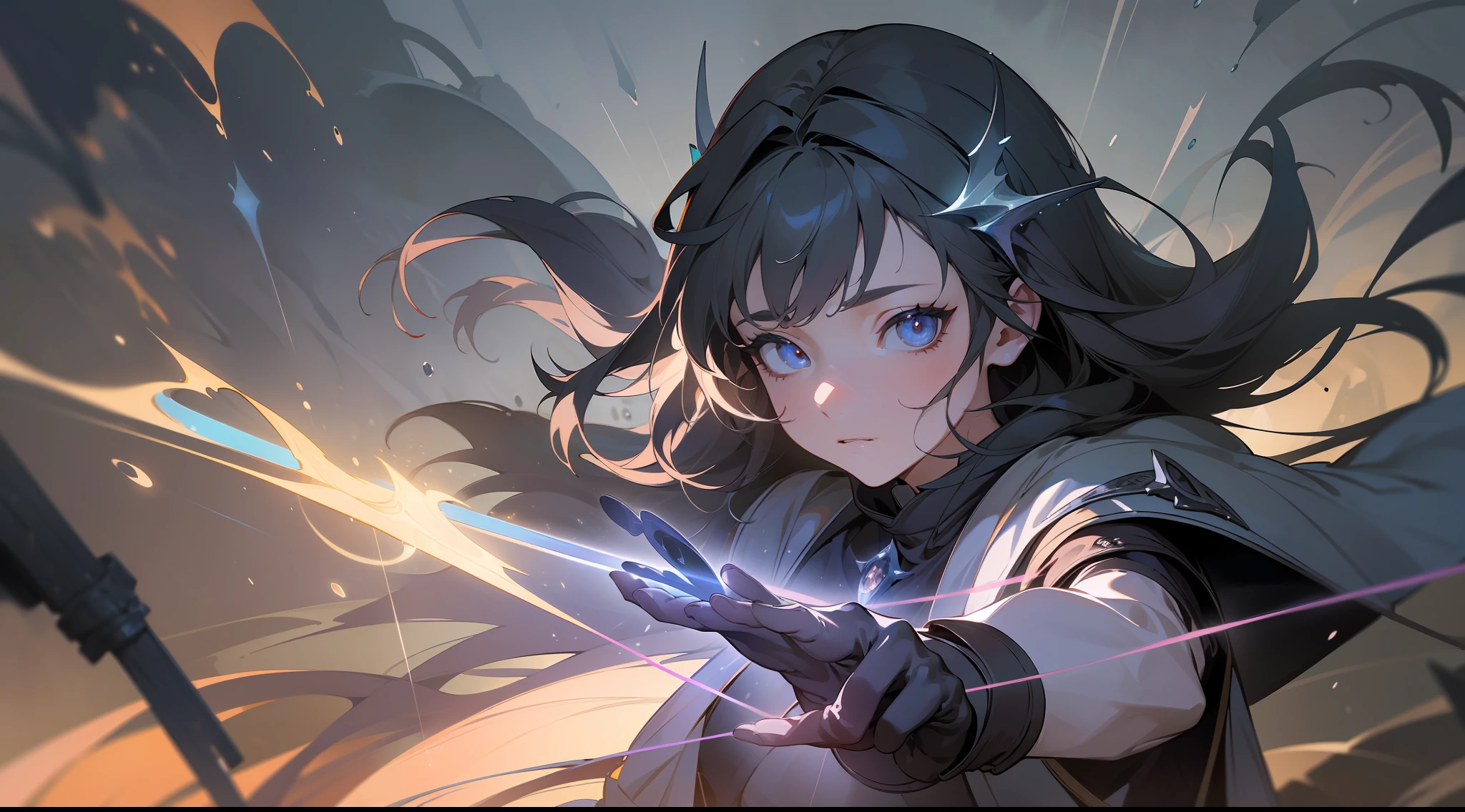 masterpiece, best quality, (extremely detailed unity 8k CG wallpaper), (best quality), (best illustration), (best shadow), absurdities, realistic lighting, (Abyss), ((upper body)), a medieval elementalist, in a battle arena, (controlling the elements of nature), dynamic pose, beautiful detailed brightness.