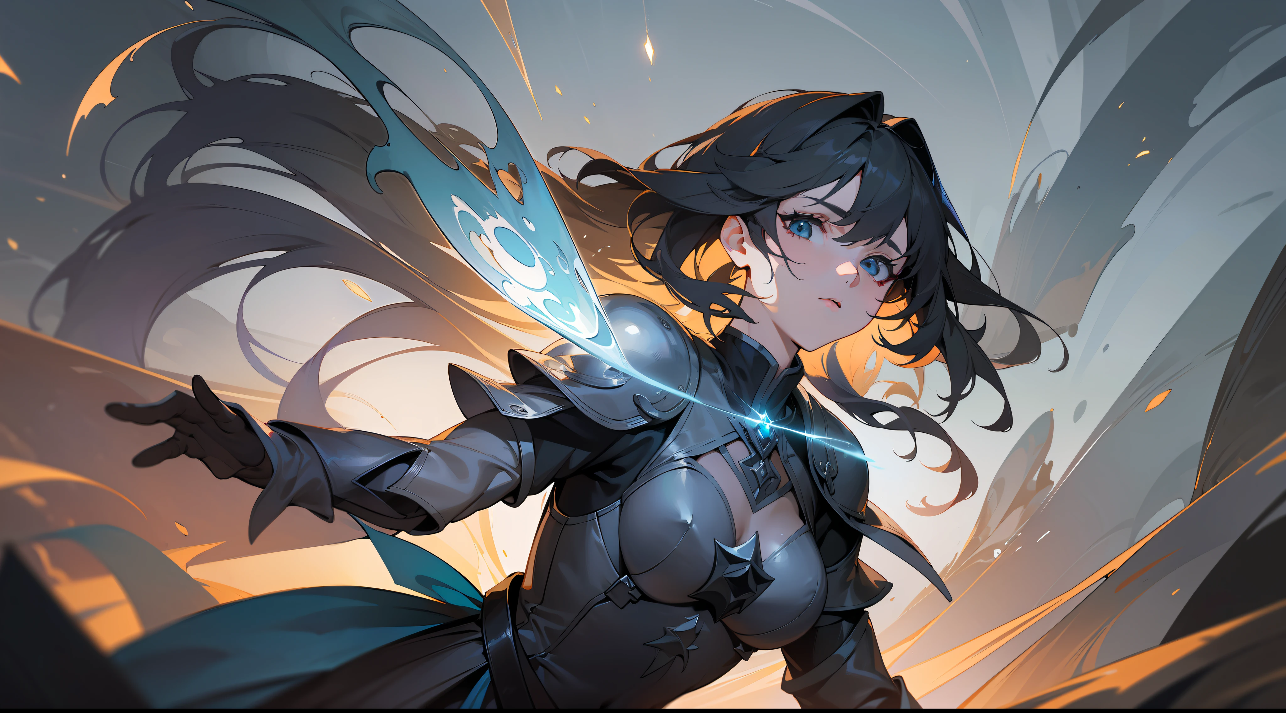 masterpiece, best quality, (extremely detailed unity 8k CG wallpaper), (best quality), (best illustration), (best shadow), absurdities, realistic lighting, (Abyss), ((upper body)), a medieval elementalist, in a battle arena, (controlling the elements of nature), dynamic pose, beautiful detailed brightness.