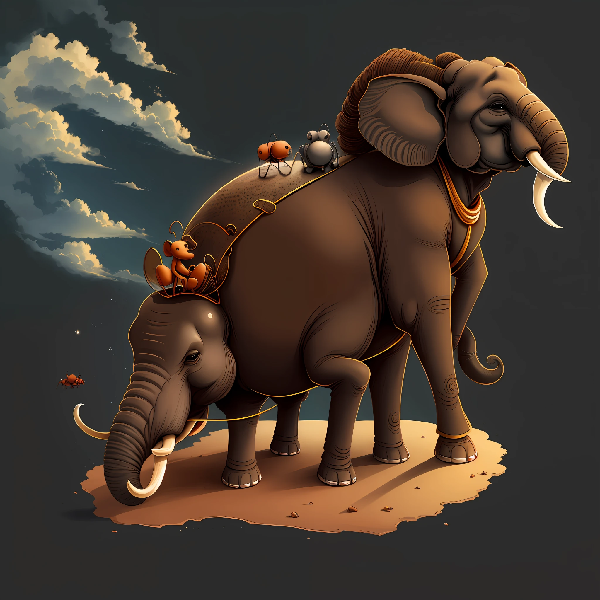 fusion of an ant with an elephant --auto --s2