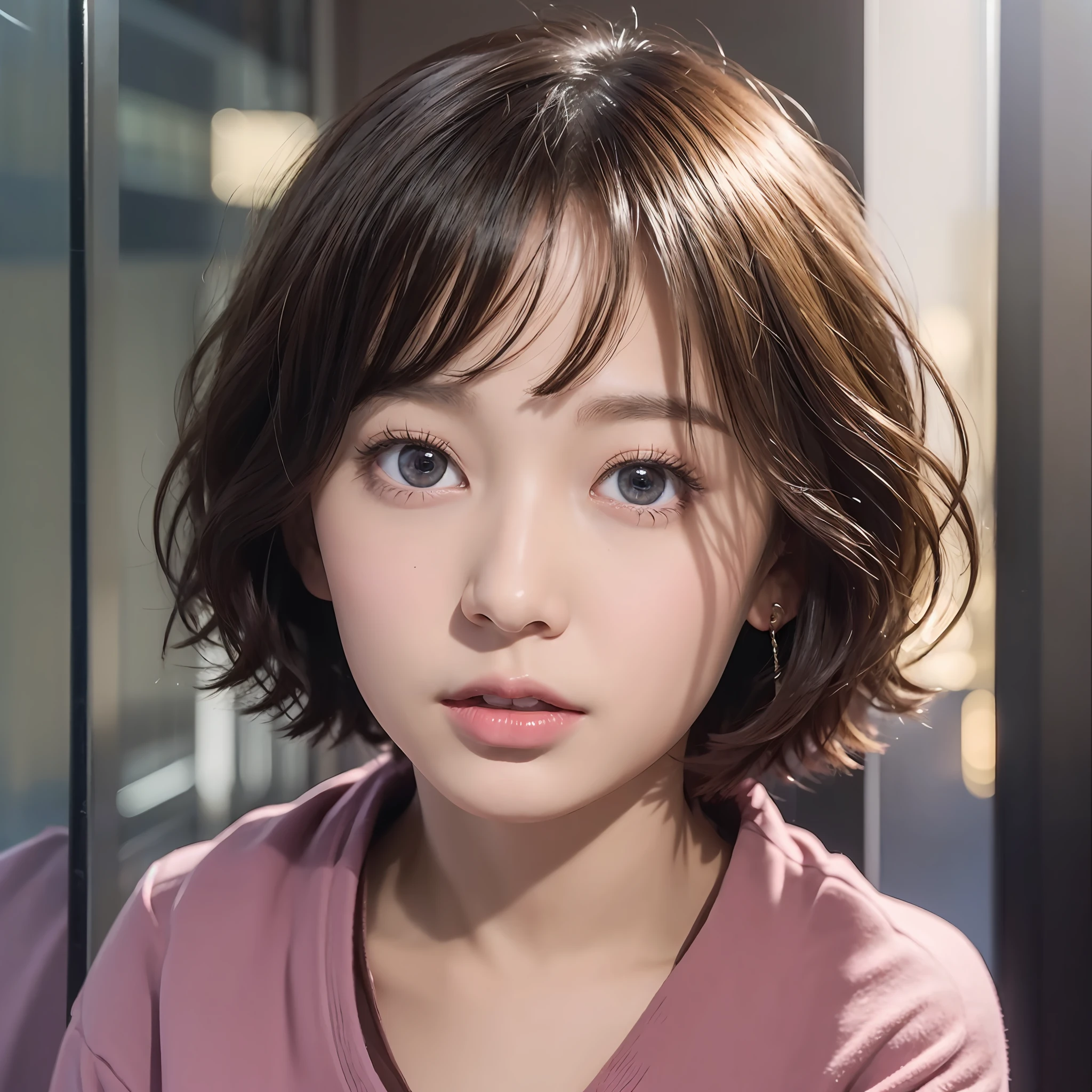 Children, short hair, , beautiful eyes, female, going home alone -s2 --auto --s2