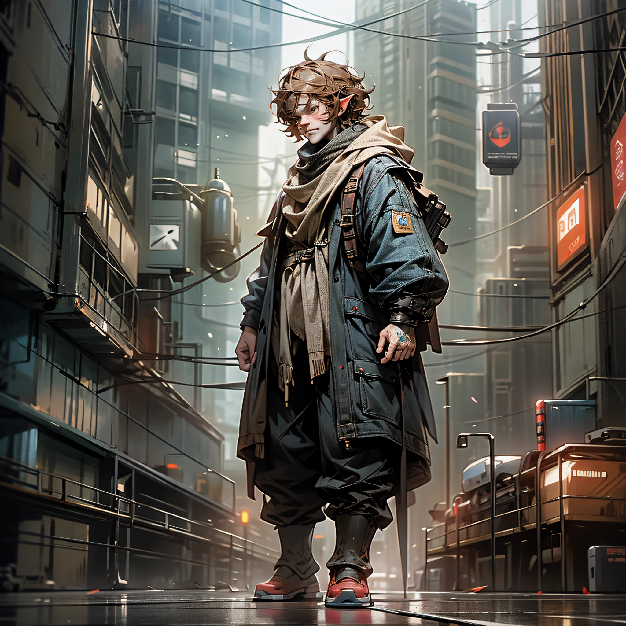 bilbo baggins, cyberpunk, 8k --auto --s2