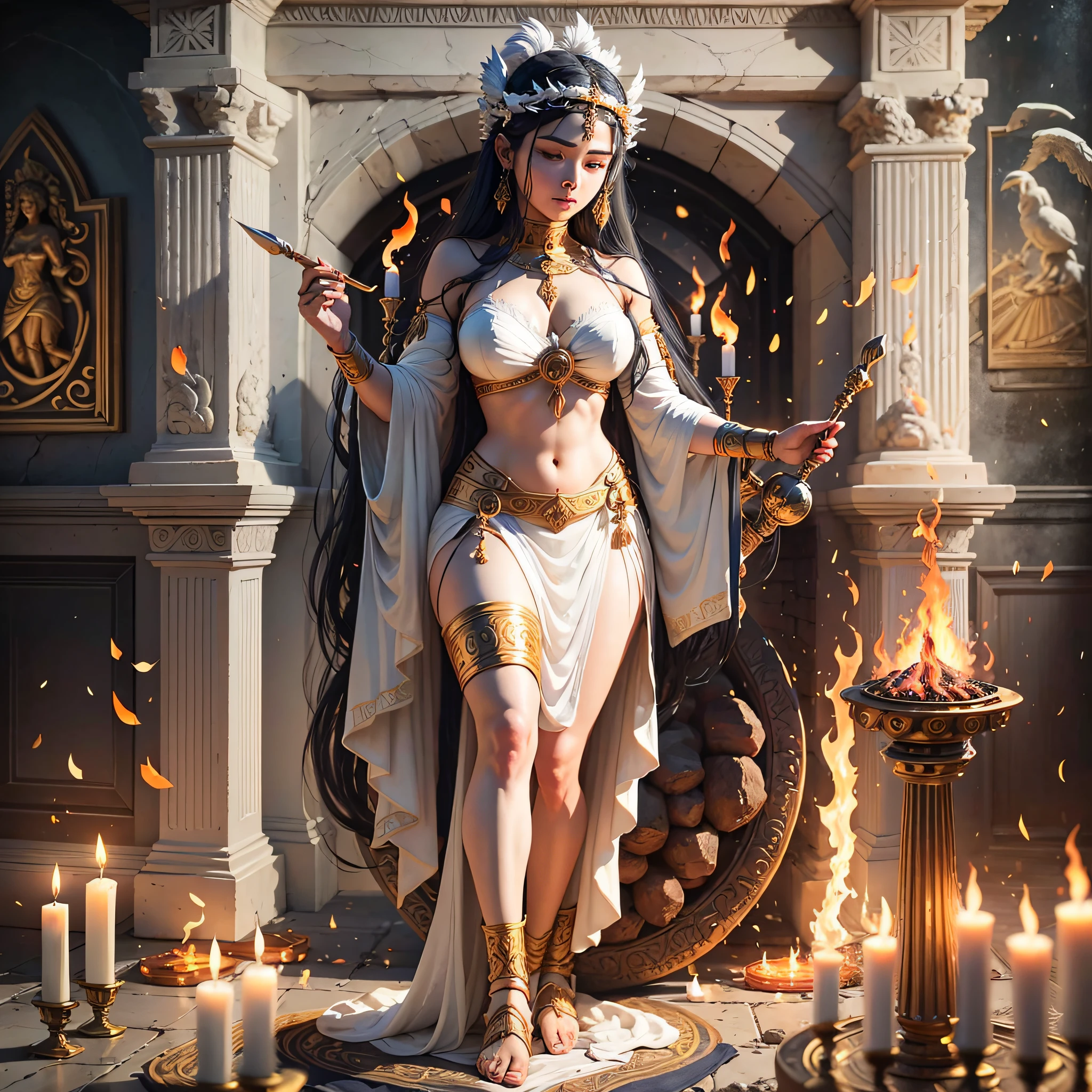Imagine the Hestian goddess as goddess of sacred fire. Hestia was a deity whom the Greeks regarded as the representative of home, the hearth, domestic life, and hospitality. The goddess Hestia had a strong relationship with fireplaces and domestic life --auto --s2