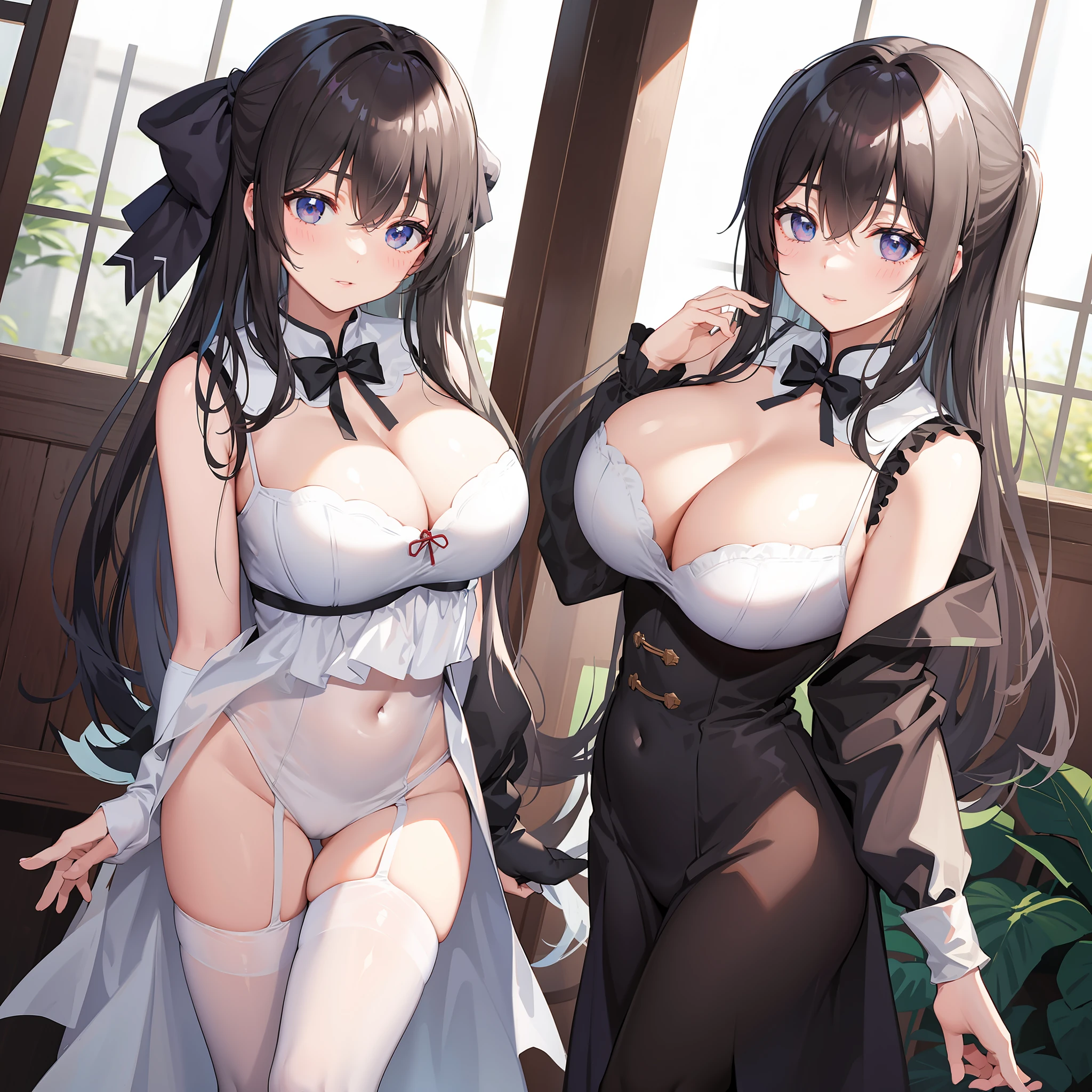 Complete limbs White stockings