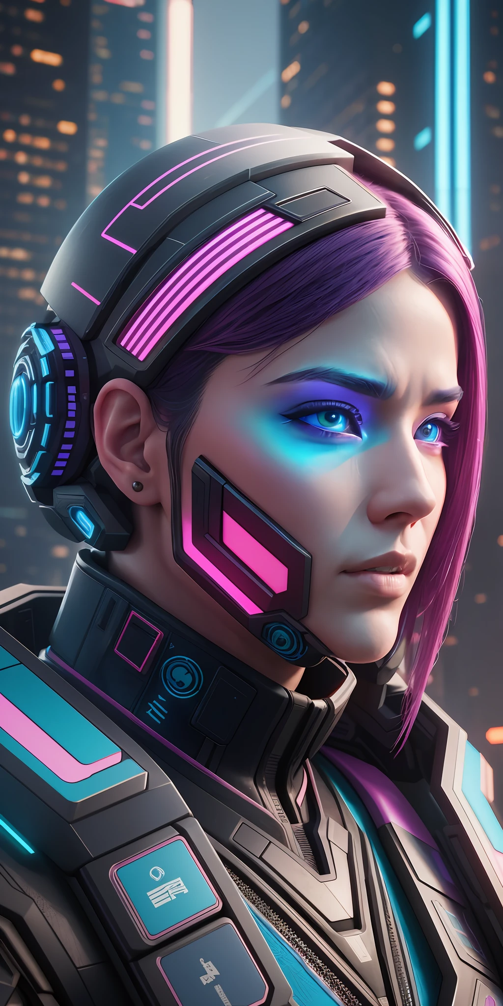 Reunion of man, team, squad, cyberpunk, abstract, full hd render + 3d octane render +4k UHD + immense detail + dramatic lighting + well lit + black, purple, blue, pink, cerulean, teal, metallic colours, + fine details + octane render + 8k realistic