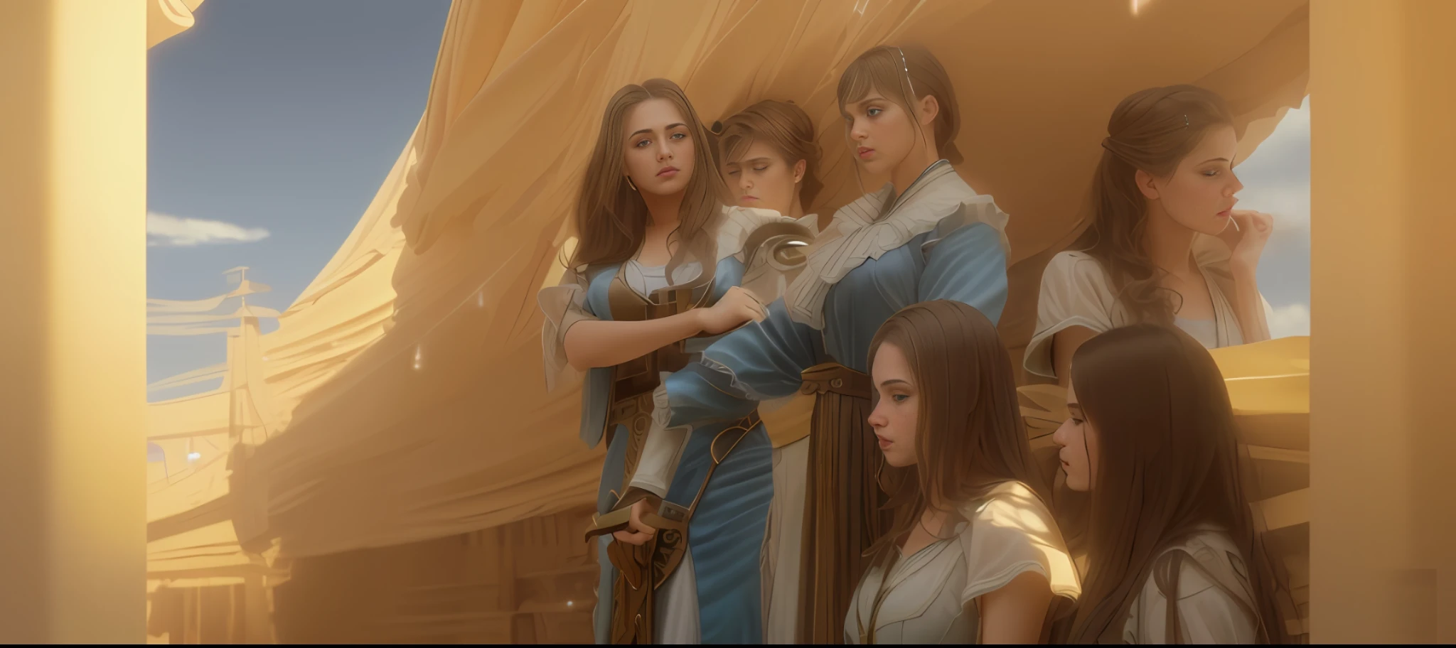 masterpiece, best quality, (extremely detailed CG unity 8k wallpaper, masterpiece, best quality, ultra-detailed, best shadow), (detailed background), (beautiful detailed face, beautiful detailed eyes), High contrast, (best illumination, an extremely delicate and beautiful), (girl:1.5), ((Not relevant.)), ((caustic)), dynamic angle, beautiful detailed glow, (((full body))), cowboy shot,