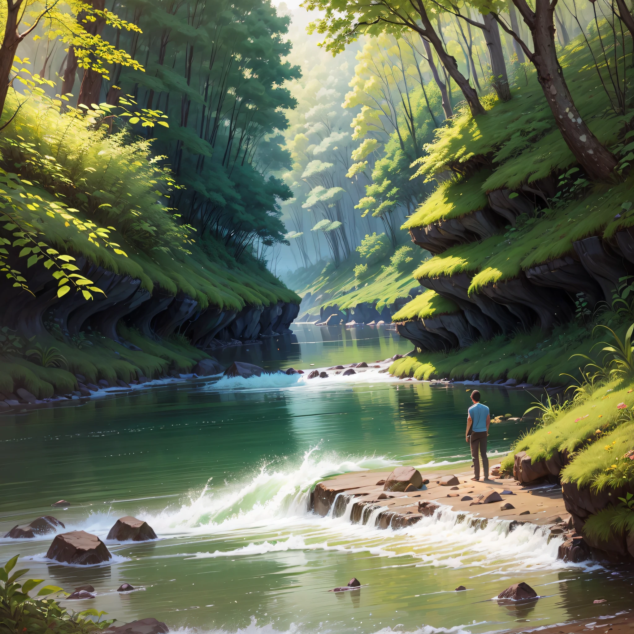 Man in nature --auto --s2