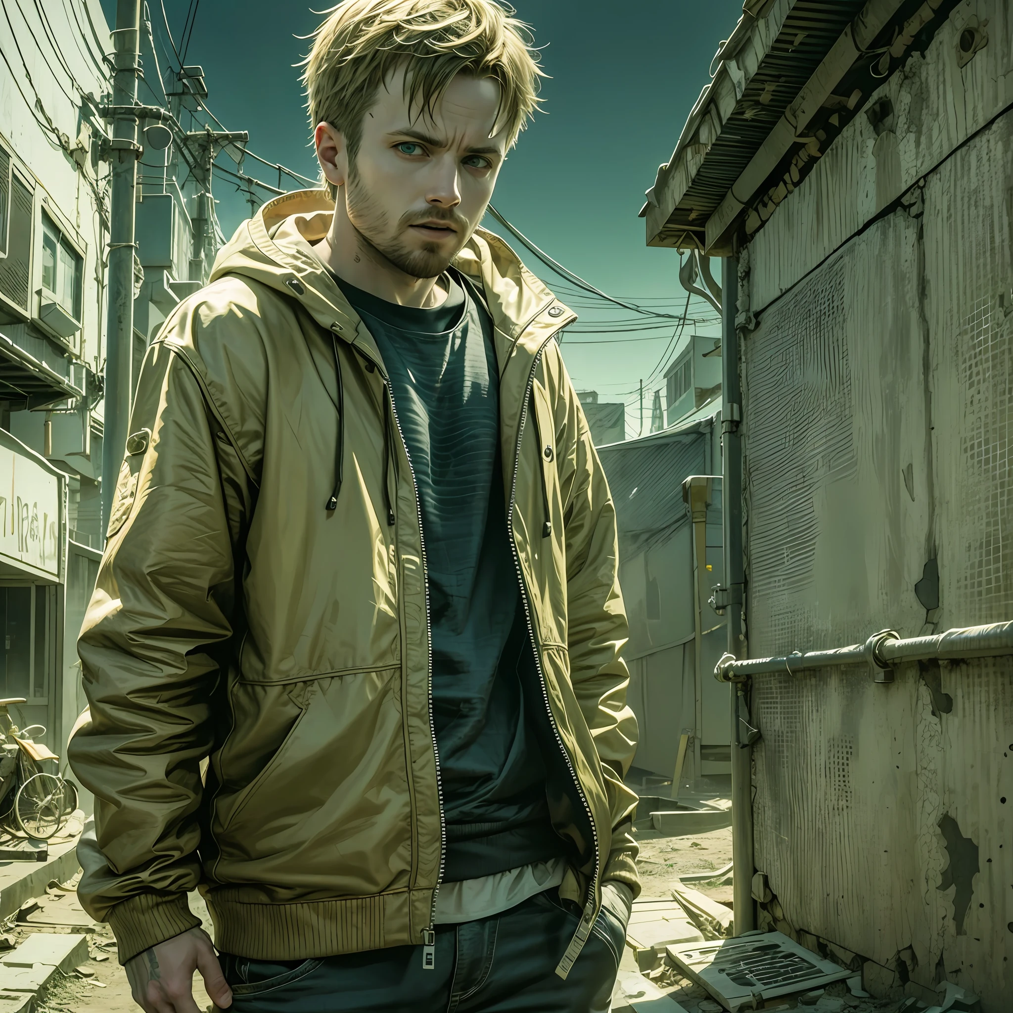 Create a realistic UHD image of Jesse Pinkman --auto --s2