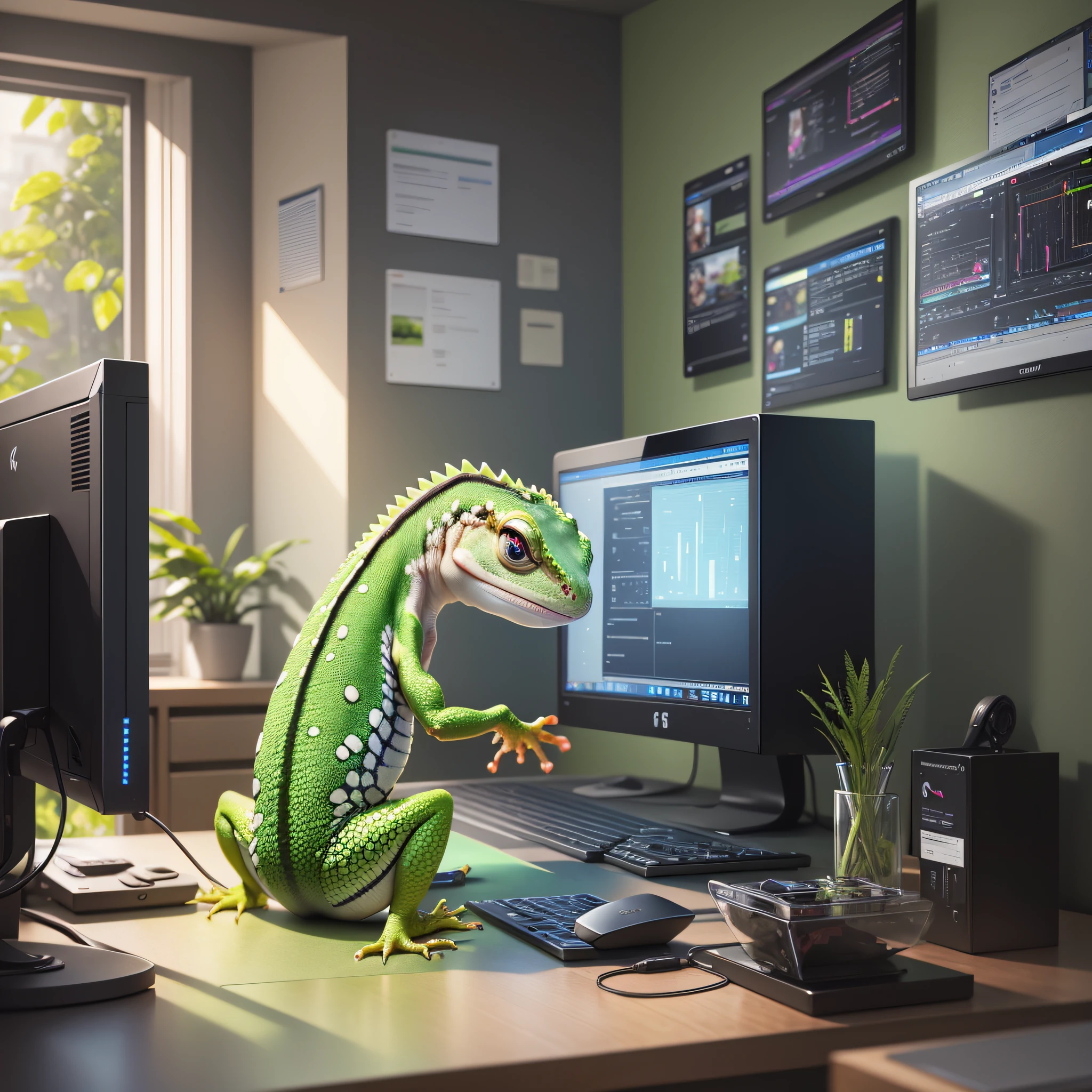 a gecko editing video on pc --auto --s2