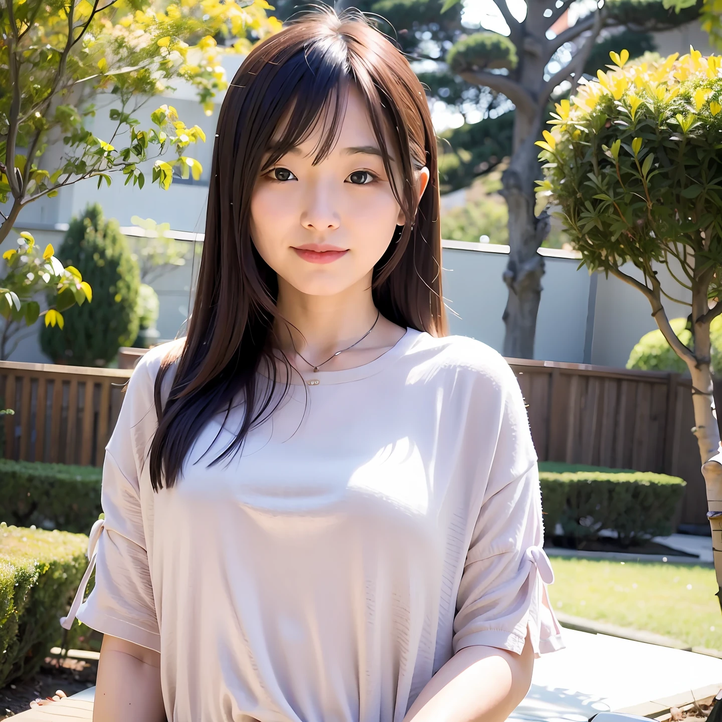 Japan woman with long hair in her 20s