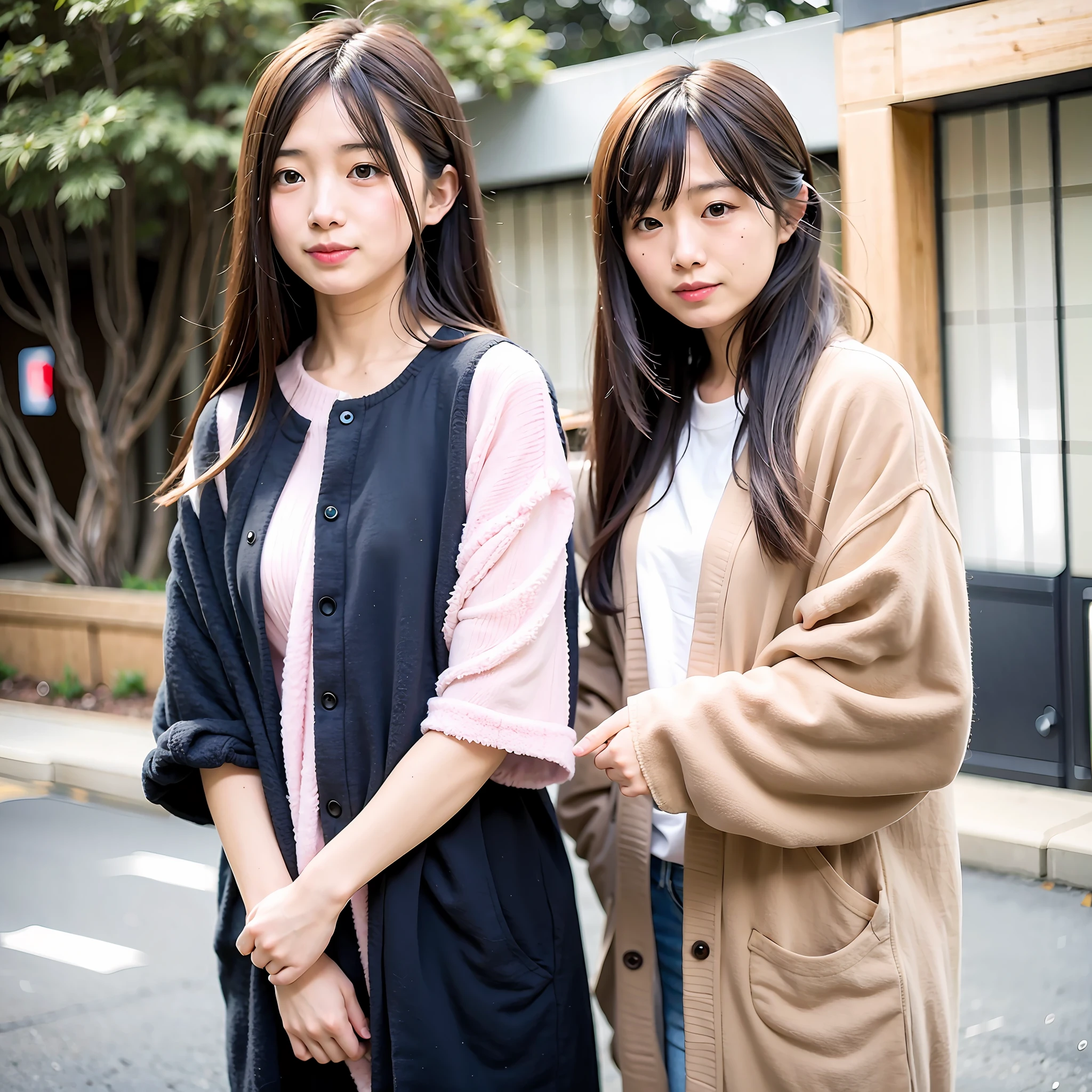 Japan woman with long hair in her 20s