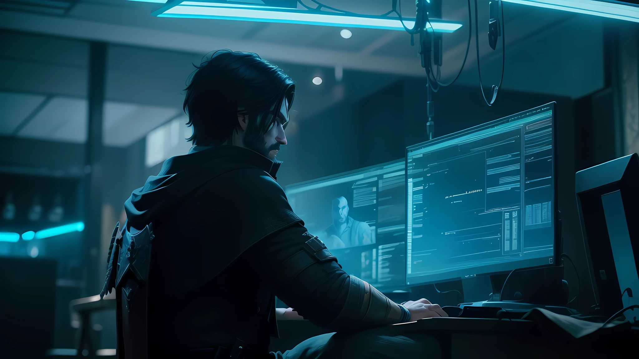 there is a man posing for an image, beautiful stunning realistic, hyper realistic style, photorealistic art style, cinematic realistic portrait, render 8k portrait, highly detailed realistic face, detailed realistic face, highly detailed character, high quality portrait, realistic 3d character, detailed character portrait, extremely detailed man, unreal motor character art, semi-realistic render, D & D Character Reveal, 8K RPG, Highly Detailed Epic, New Species, Thicc Build, Specialized High Detail Concept Art, UHD Character Details, 4K Concept Art and Hyper Realism, 8K Game Style, Skyrim Mod, 8K Character Details, Specular Highlights --auto --s2