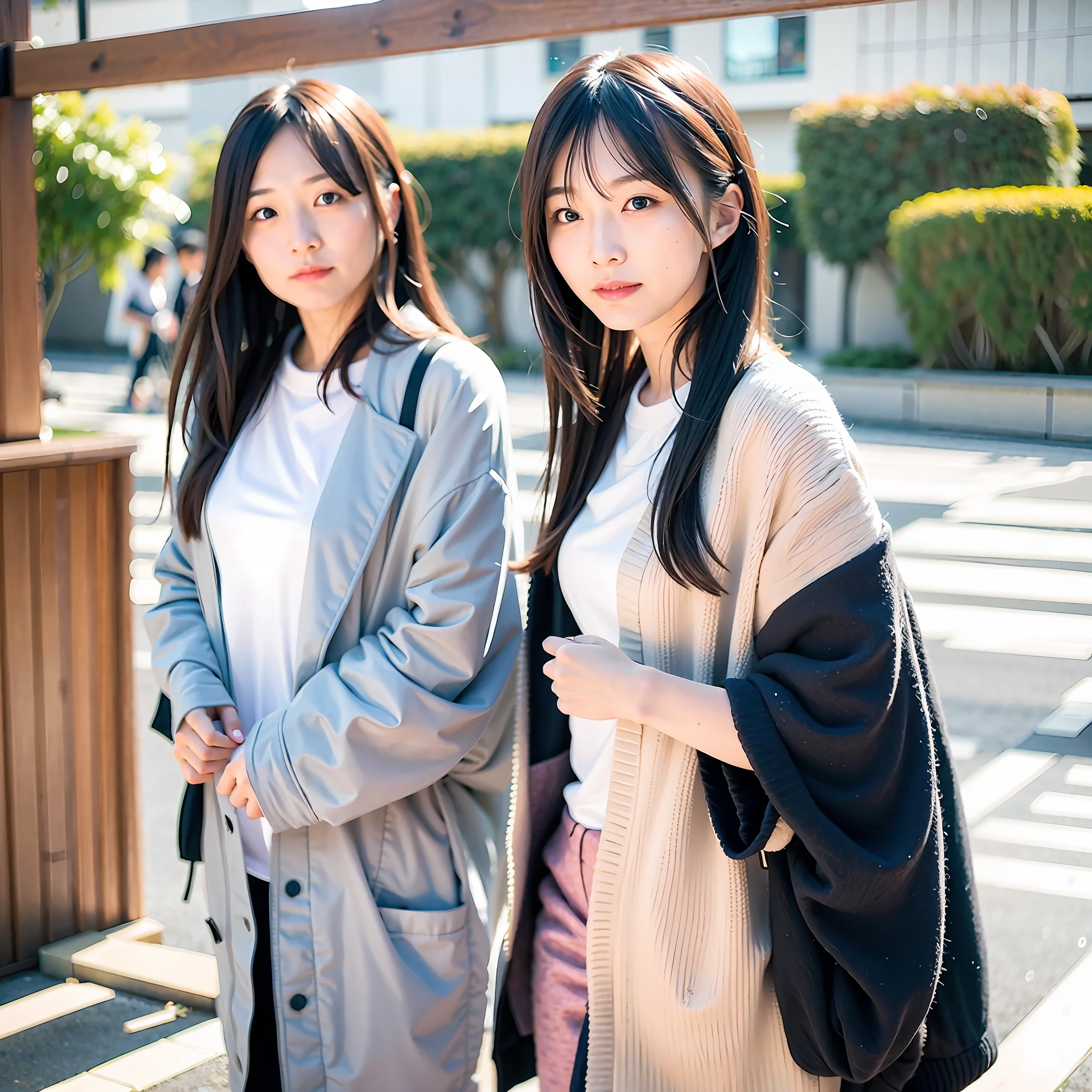 Japan woman with long hair in her 20s