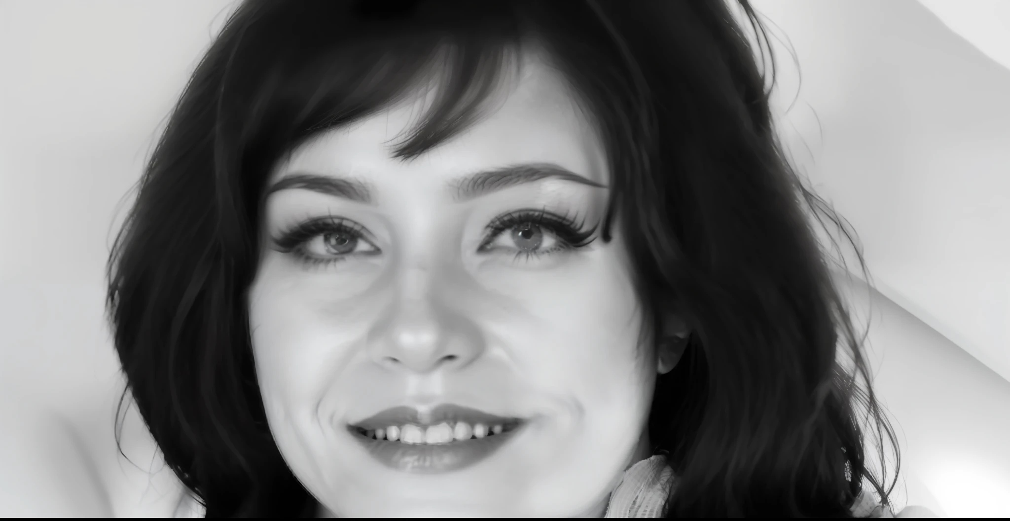 a close up of a woman with long hair smiling for a picture, sandra chevier, svetlana tigai, photo of sheryl sandberg, aleksandra waliszewska, selena quintanilla perez, anastasia ovchinnikova, sheryl sandberg, unreleased, derevschikova, svetlana belyaeva, marina federovna --auto --s2