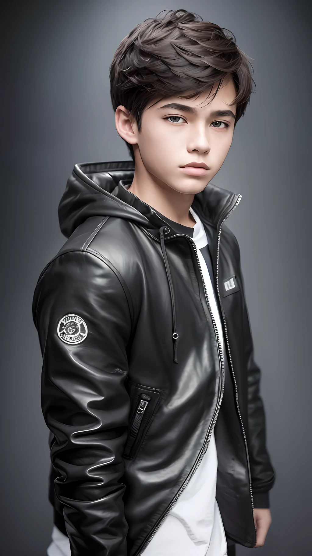 Boy,teenager, 19 years old, image background in black color, masterpiece, ultra realistic, best quality, 8k, well detailed --auto --s2