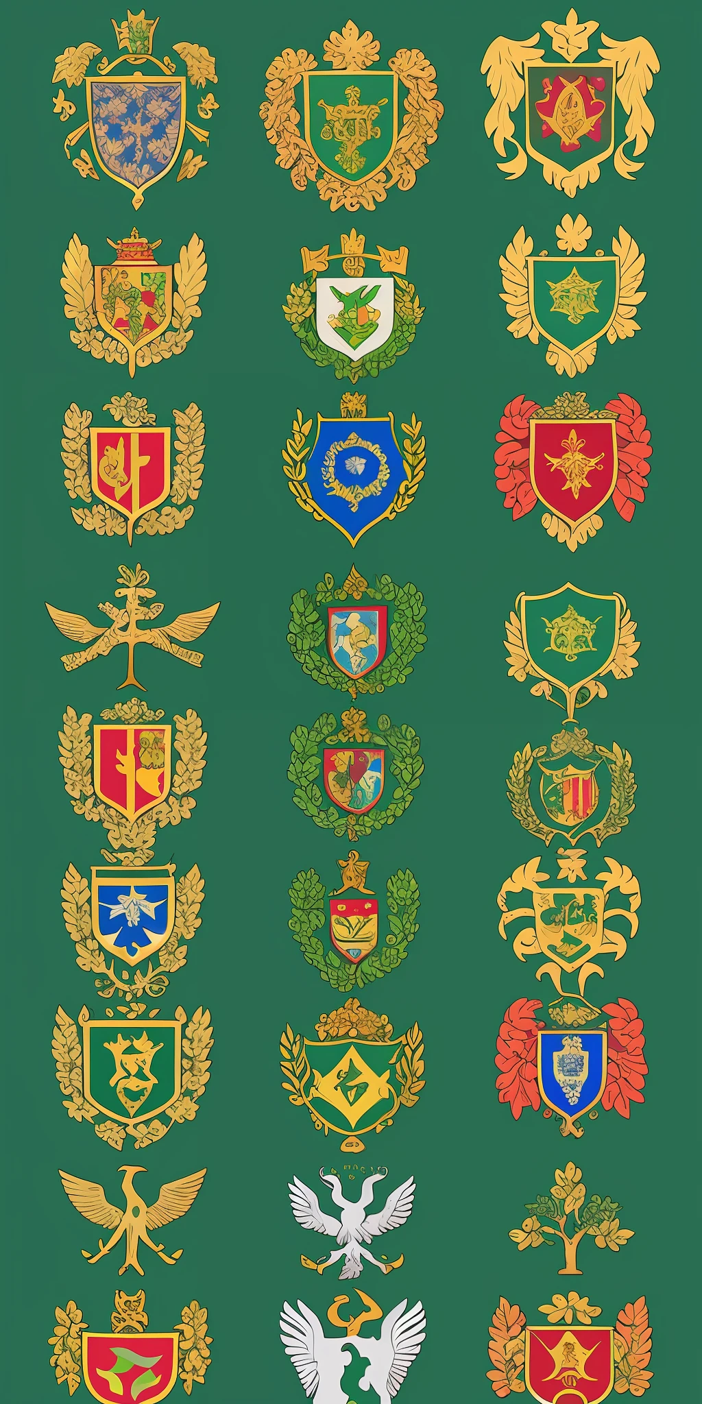 Coat of arms trees