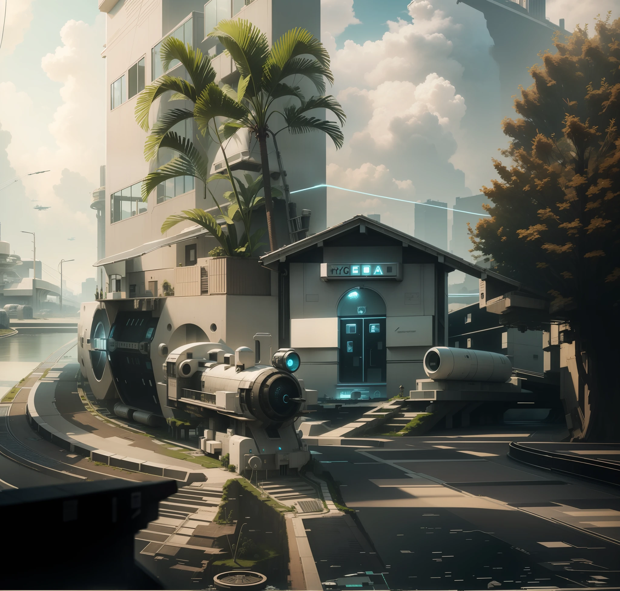 hyperrealistic. cygberpunk city, future city --auto --s2