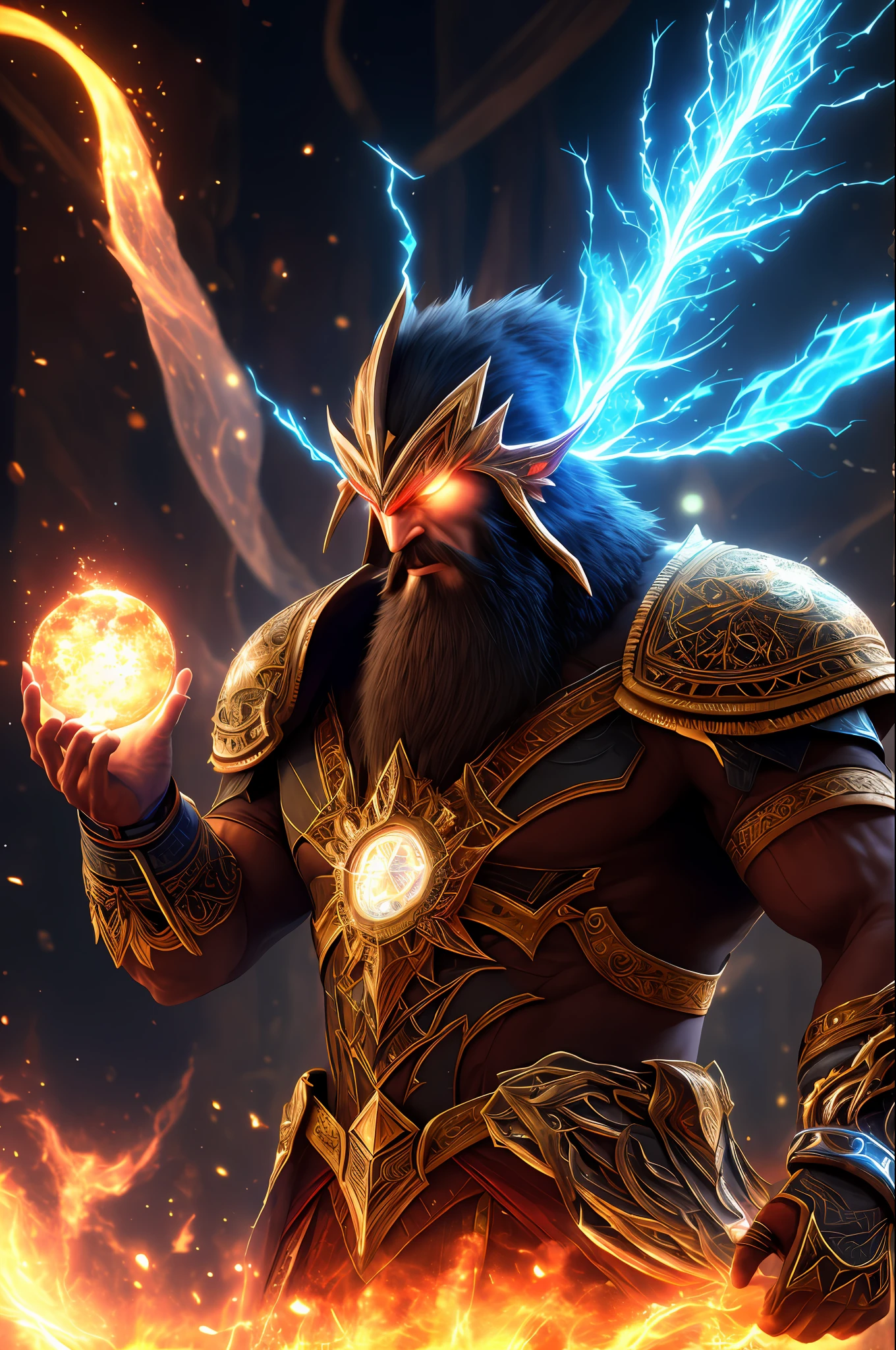 (extremely detailed 8k wallpaper), a medium shot shot of a necromancer, high detail, dramatic