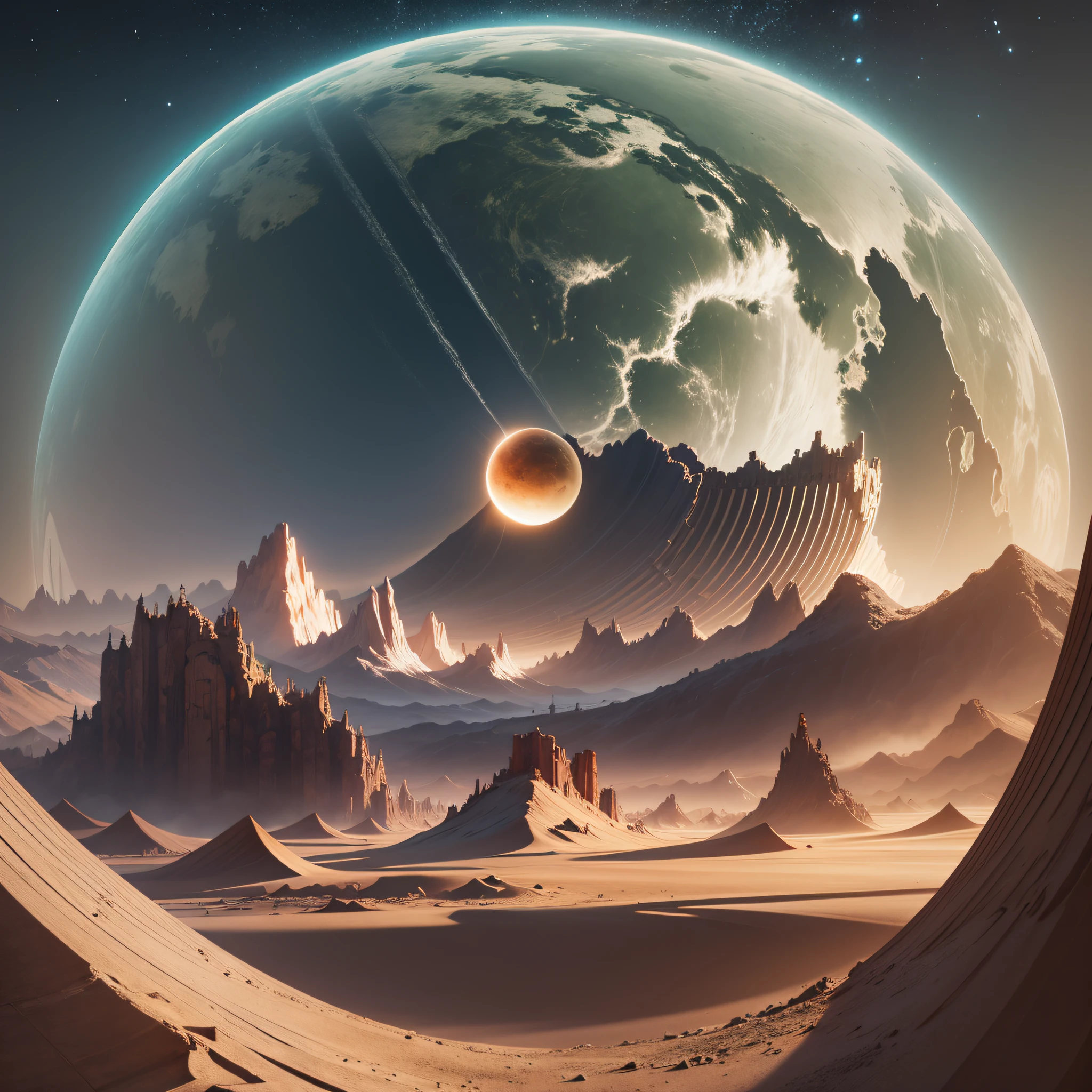 Make a melancholeague image of a fictional planet --auto --s2