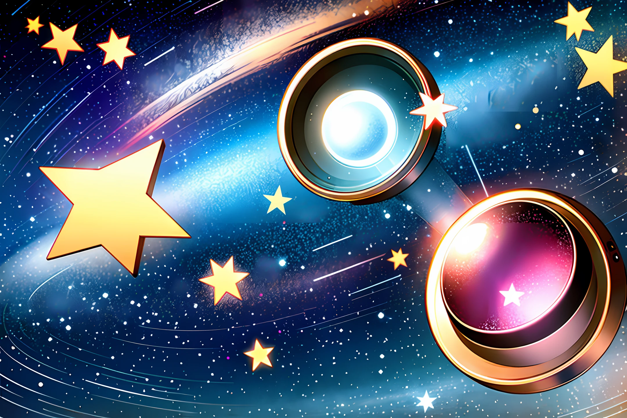 Stars, physics, optics, magnetism, light, heat