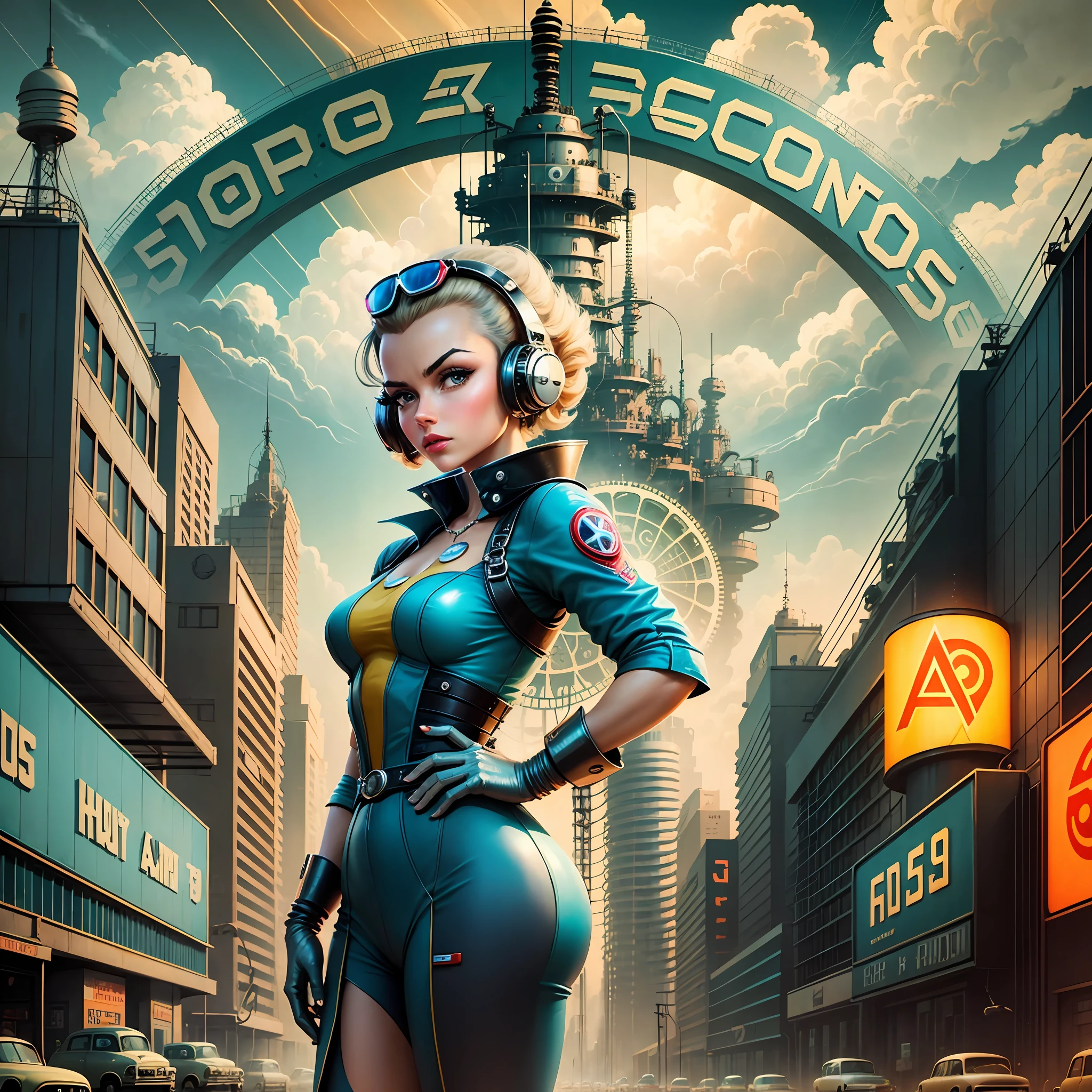 atompunk retrofuture  50s  poster --auto --s2