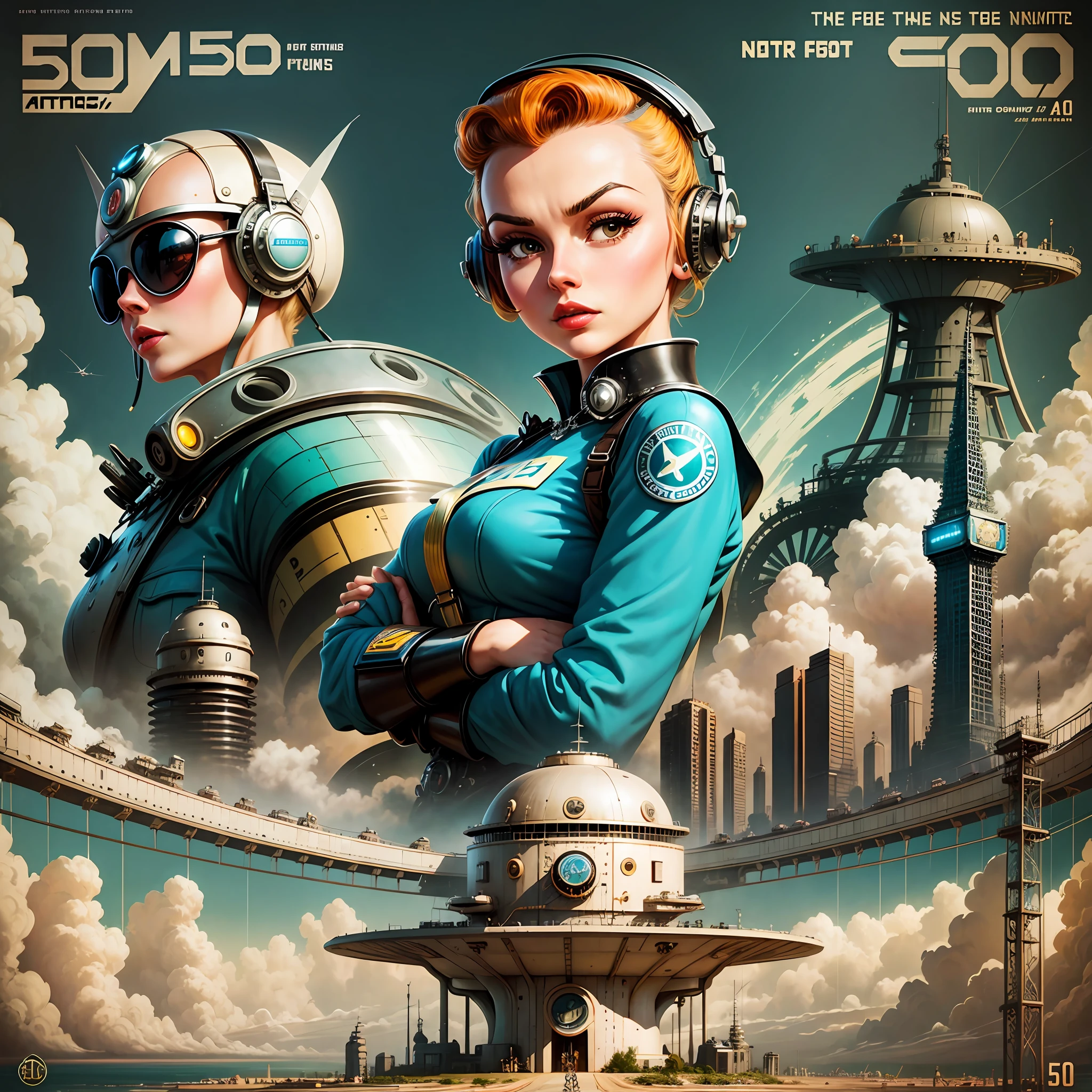 atompunk retrofuture  50s  poster --auto --s2