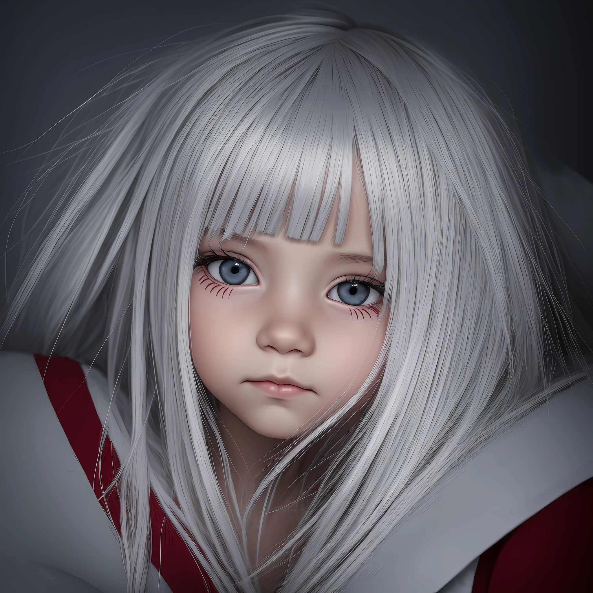 Baby white hair, red eyes --auto --s2