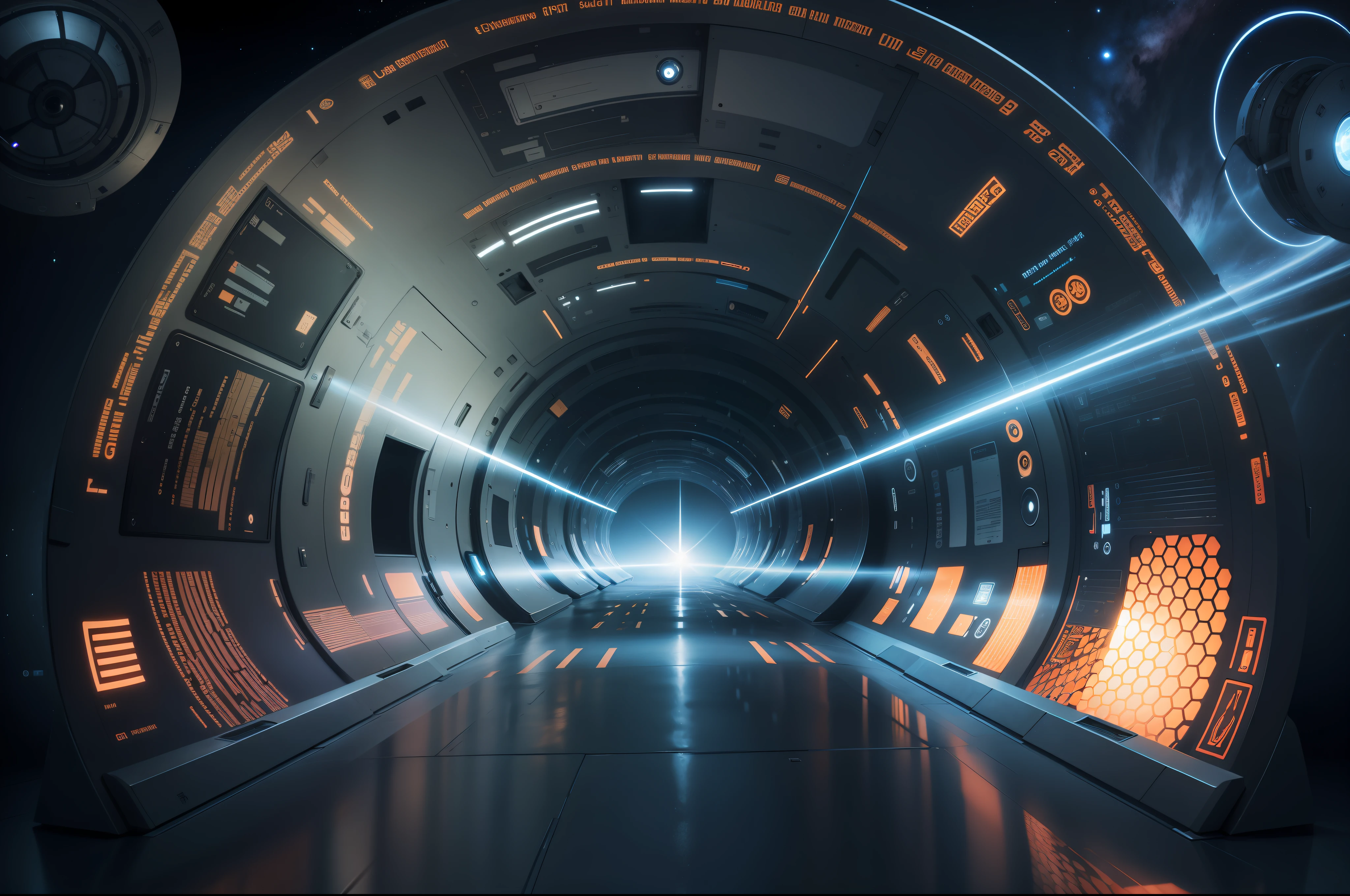 A space-time tunnel with a sense of technology