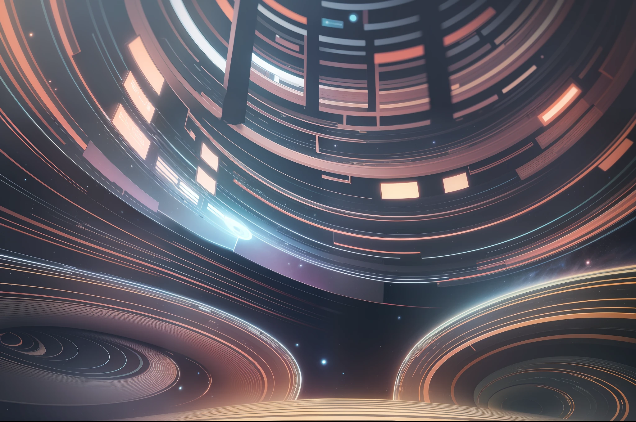 A space-time tunnel with a sense of technology