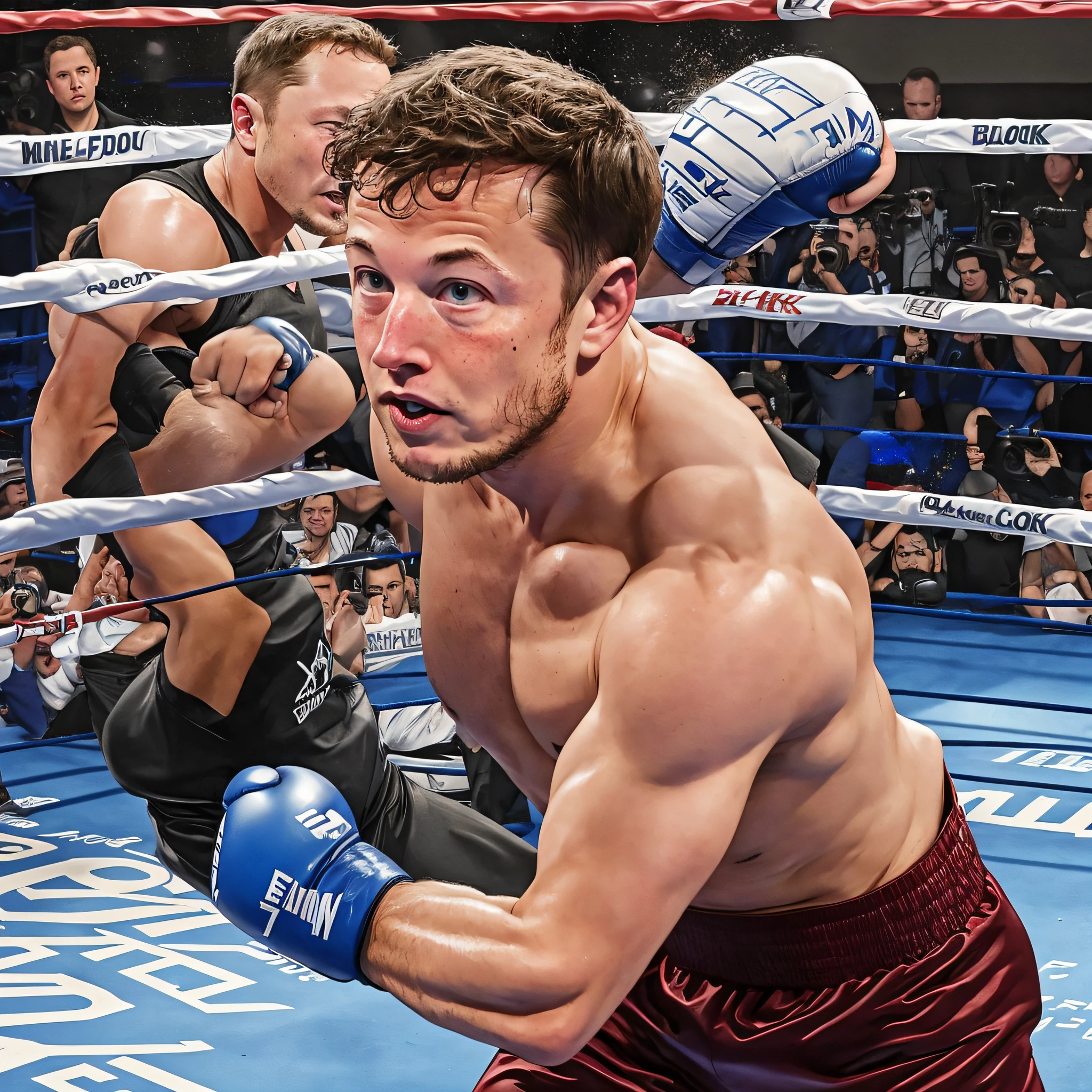 elon musk is boxing with mark zuckerberg