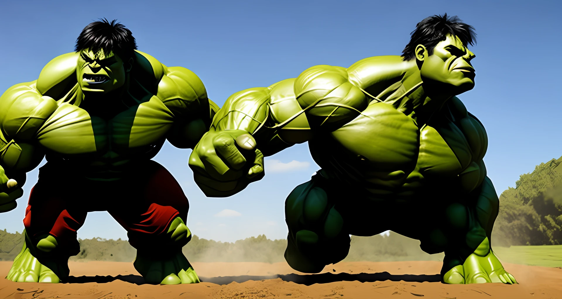 Hulk on a horse