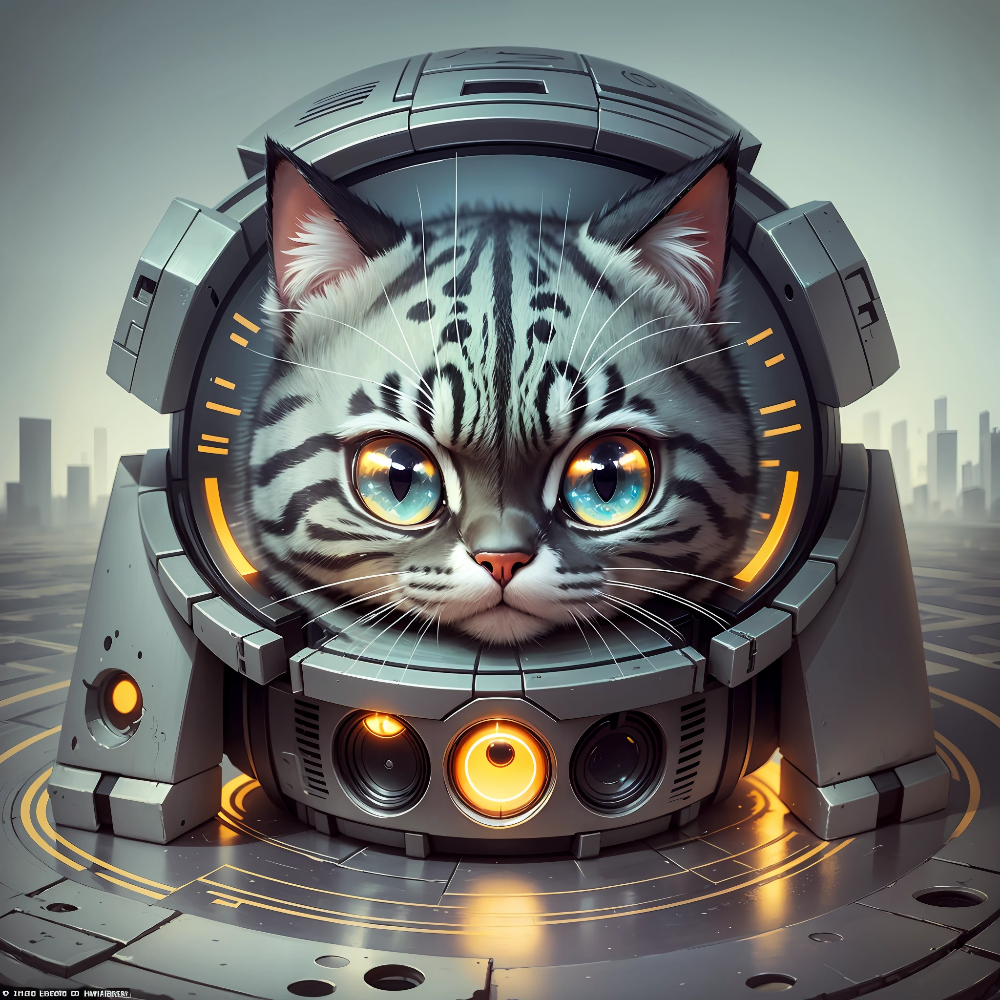 Cute appearance: The cat robot can have an adorable design, with large, expressive eyes, bright colors, and rounded shapes, which make it attractive