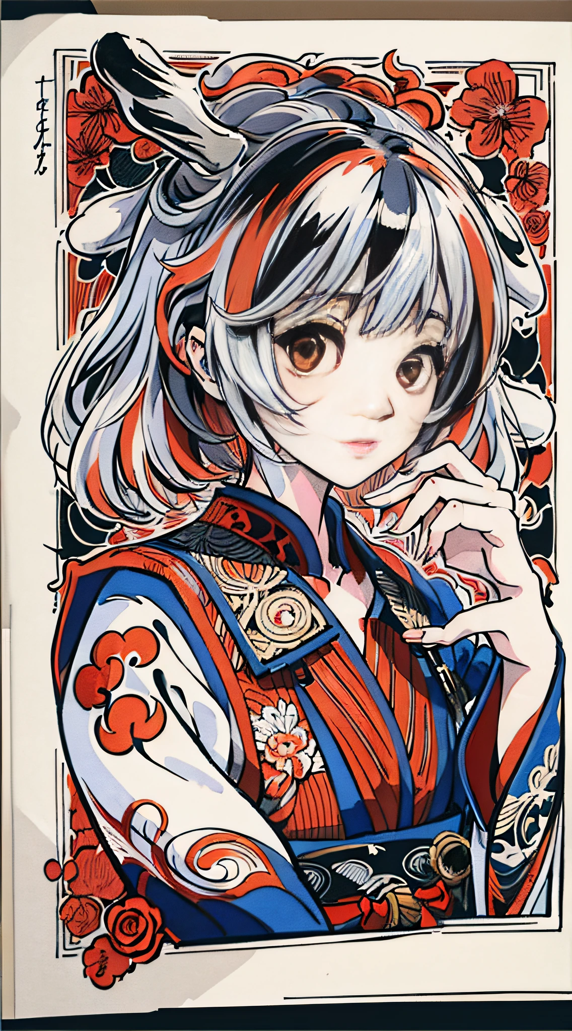(by Yuko Higuchi:1.4),Higuchi Yuko,(by Yoh:1.2),(lineart),line drawing,pen drawing,(tattoo pattern:1.2),(Intricate lines),(masterpiece),(best quality:1.1),(ultra-detailed),best illustration,finely detail,hand drawn high quality,High contrast,(clean lines:1.3),ligne claire,A little cat is surrounded by red mushrooms,(Intricate details:1.3),(detailed background:1.2),(colored background:1.1),sketch,Intricate details,High Resolution