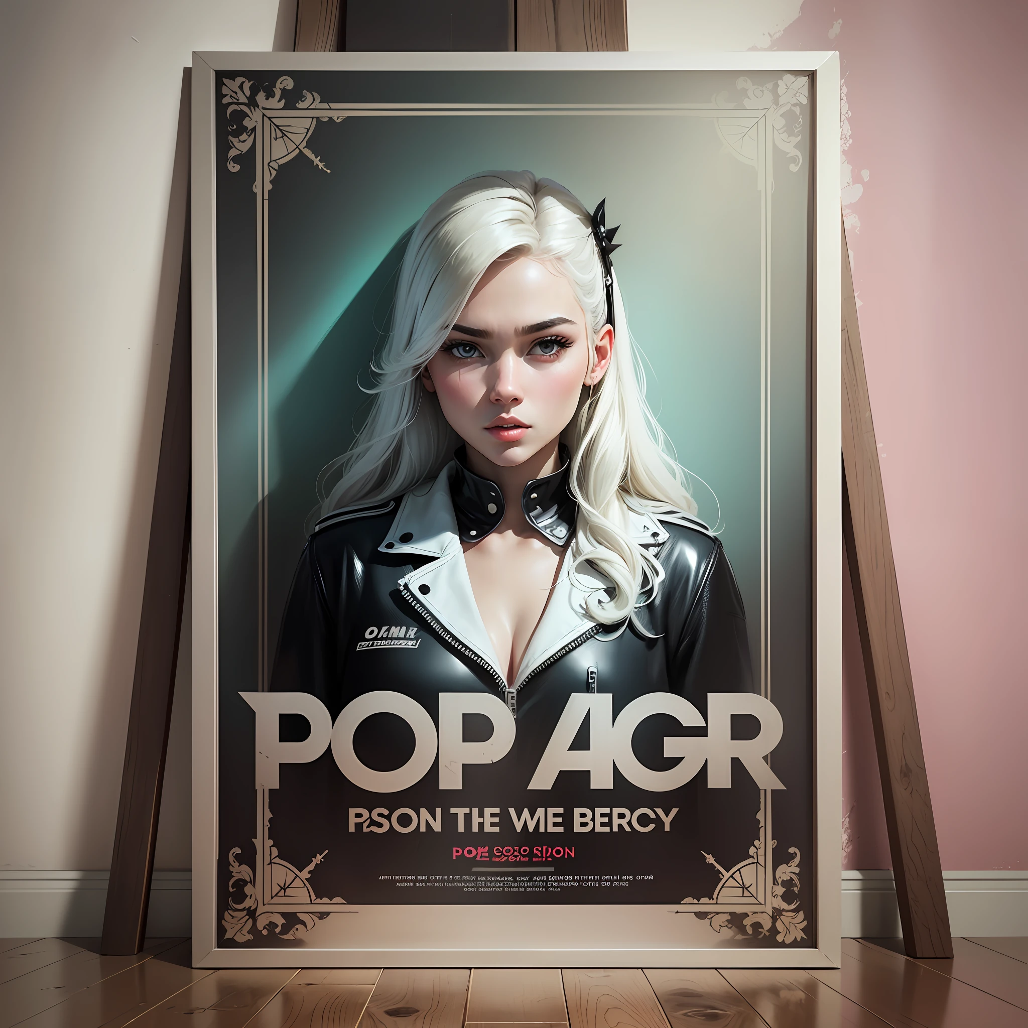 Pop style, design company for poster design, (A4 poster form) --auto --s2