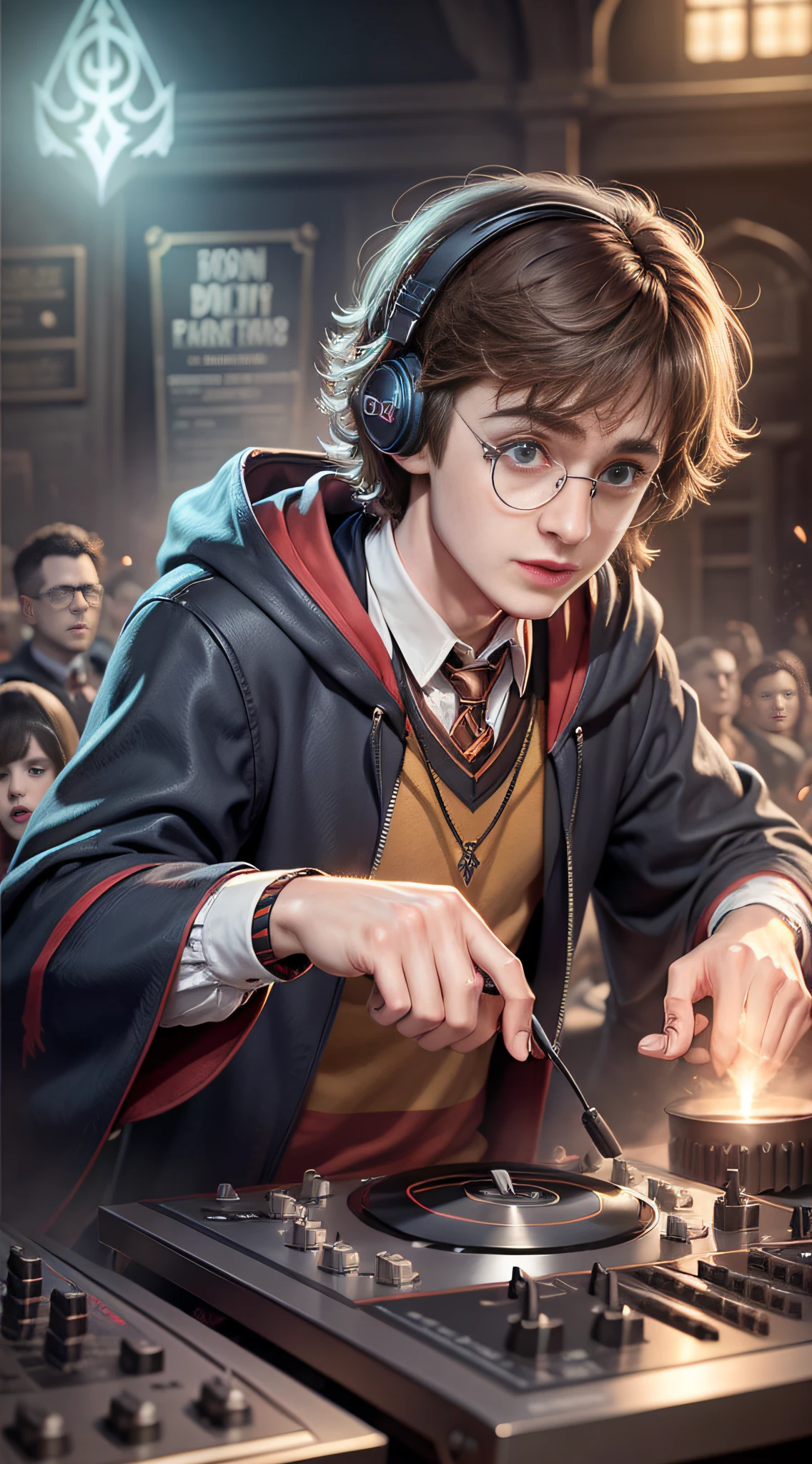 Harry Potter is DJing