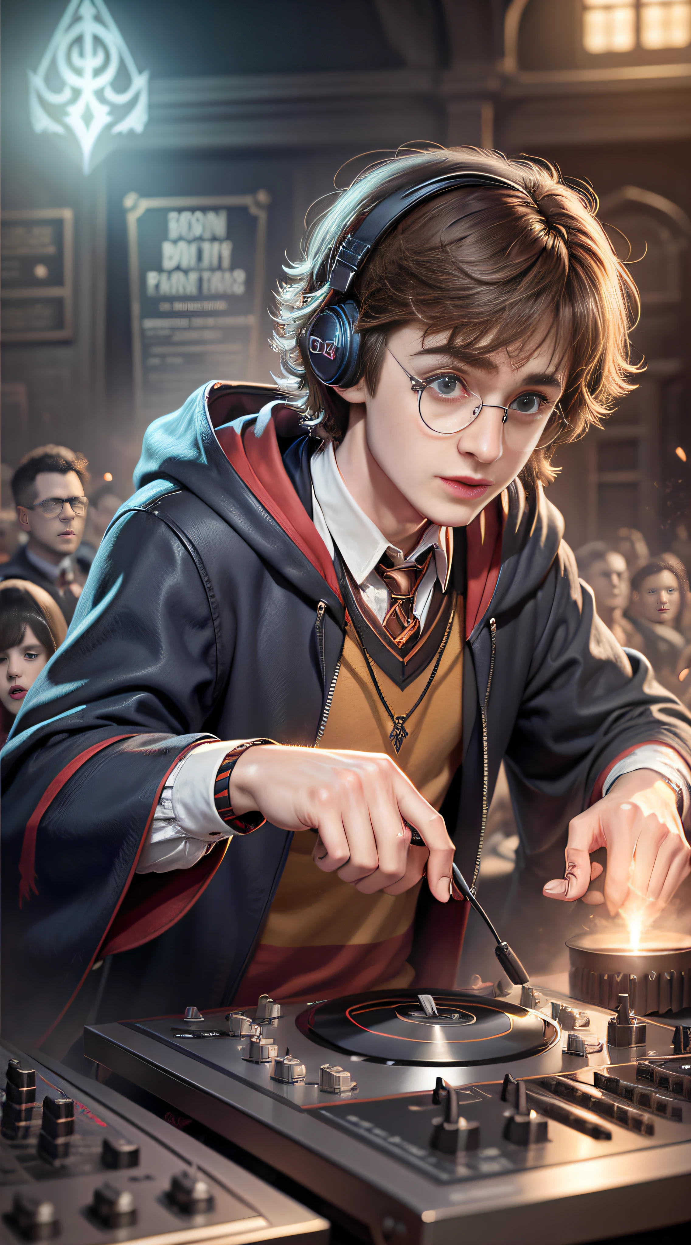 Harry Potter is DJing