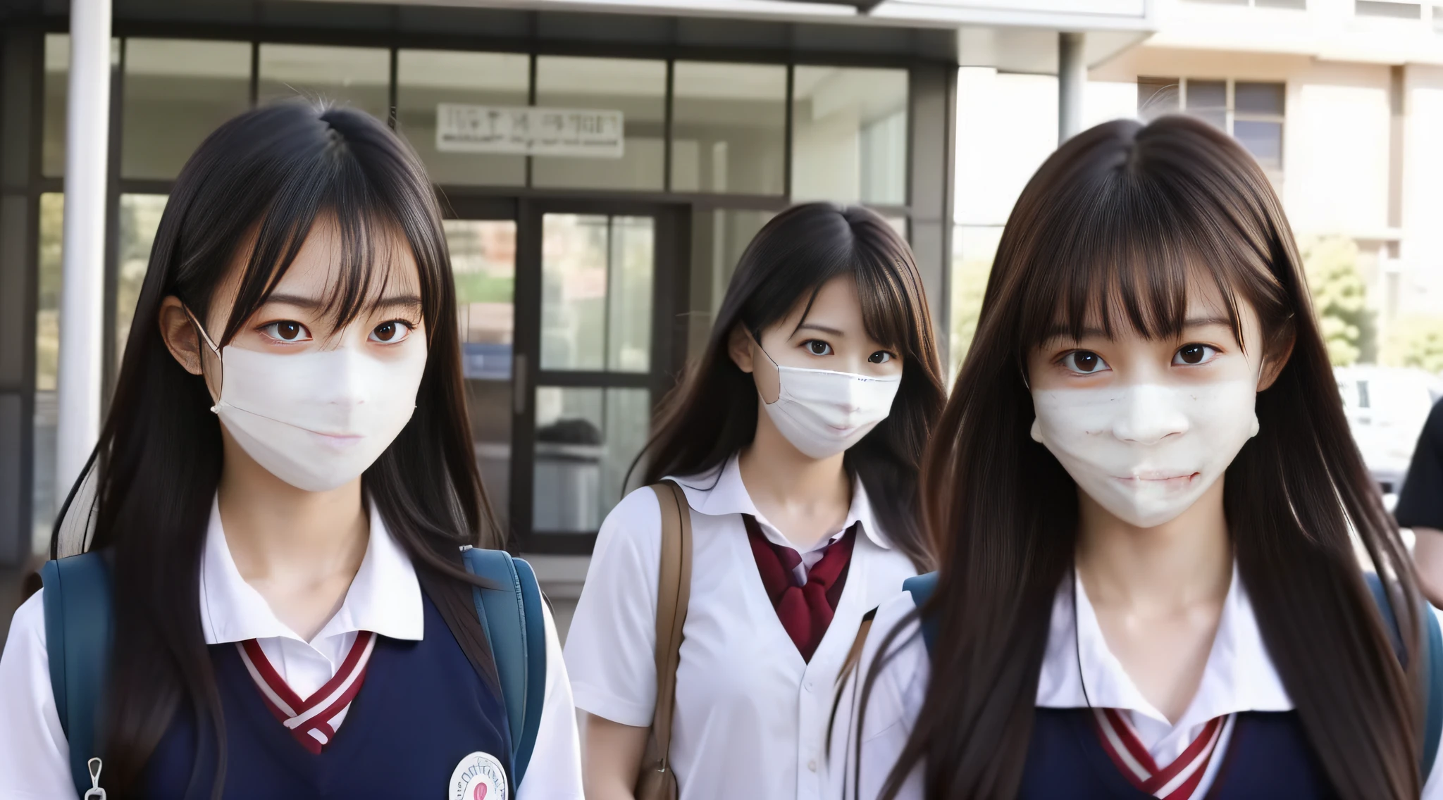 Later, however, two Japanese girls were secretly suspended from school.