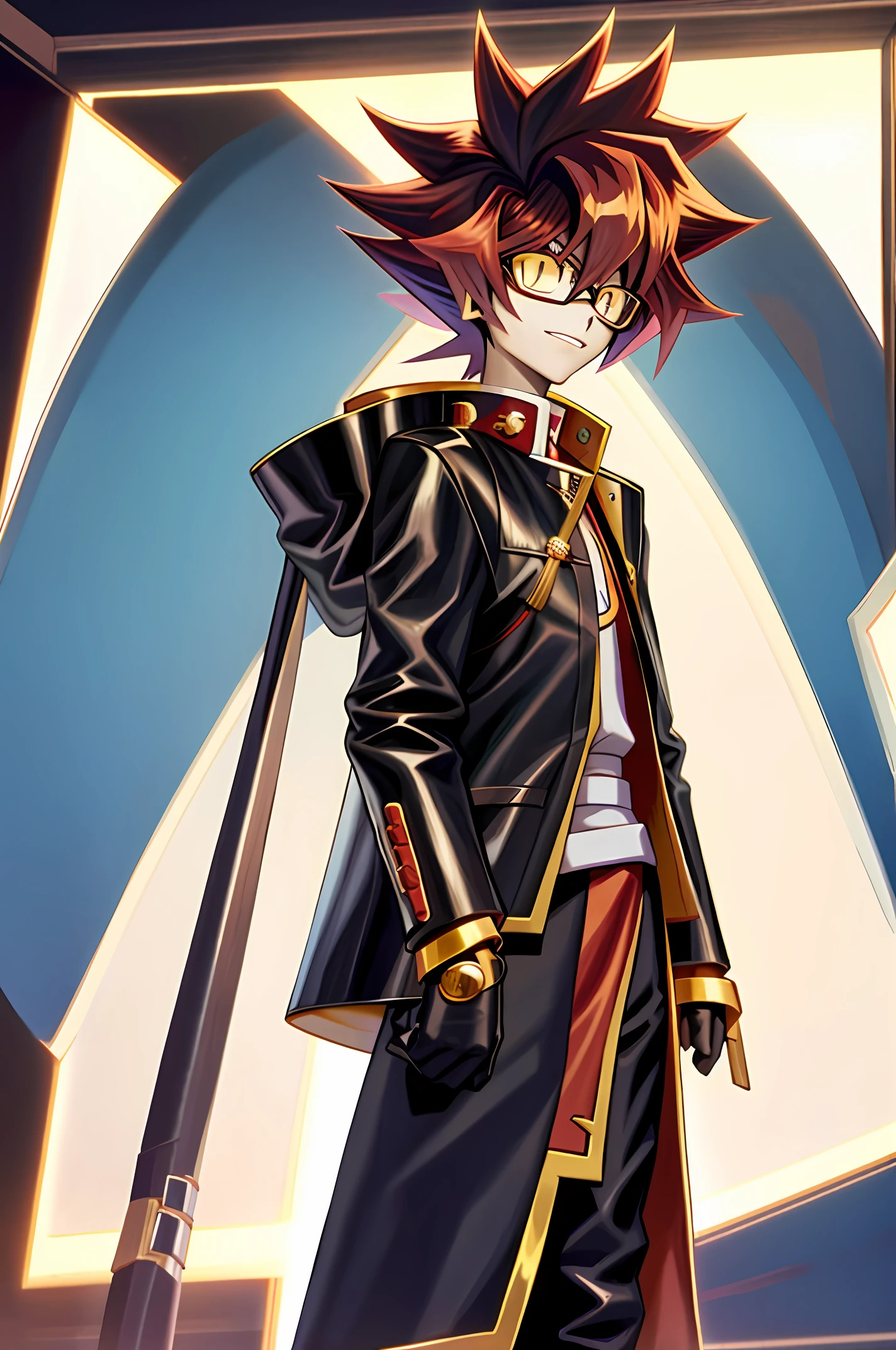 Glasses, Yugioh, man, duelist, seto kaiba, HD, mix character, real life, wearing glasses, overcoat, duel links, duel monsters, card player, duel time