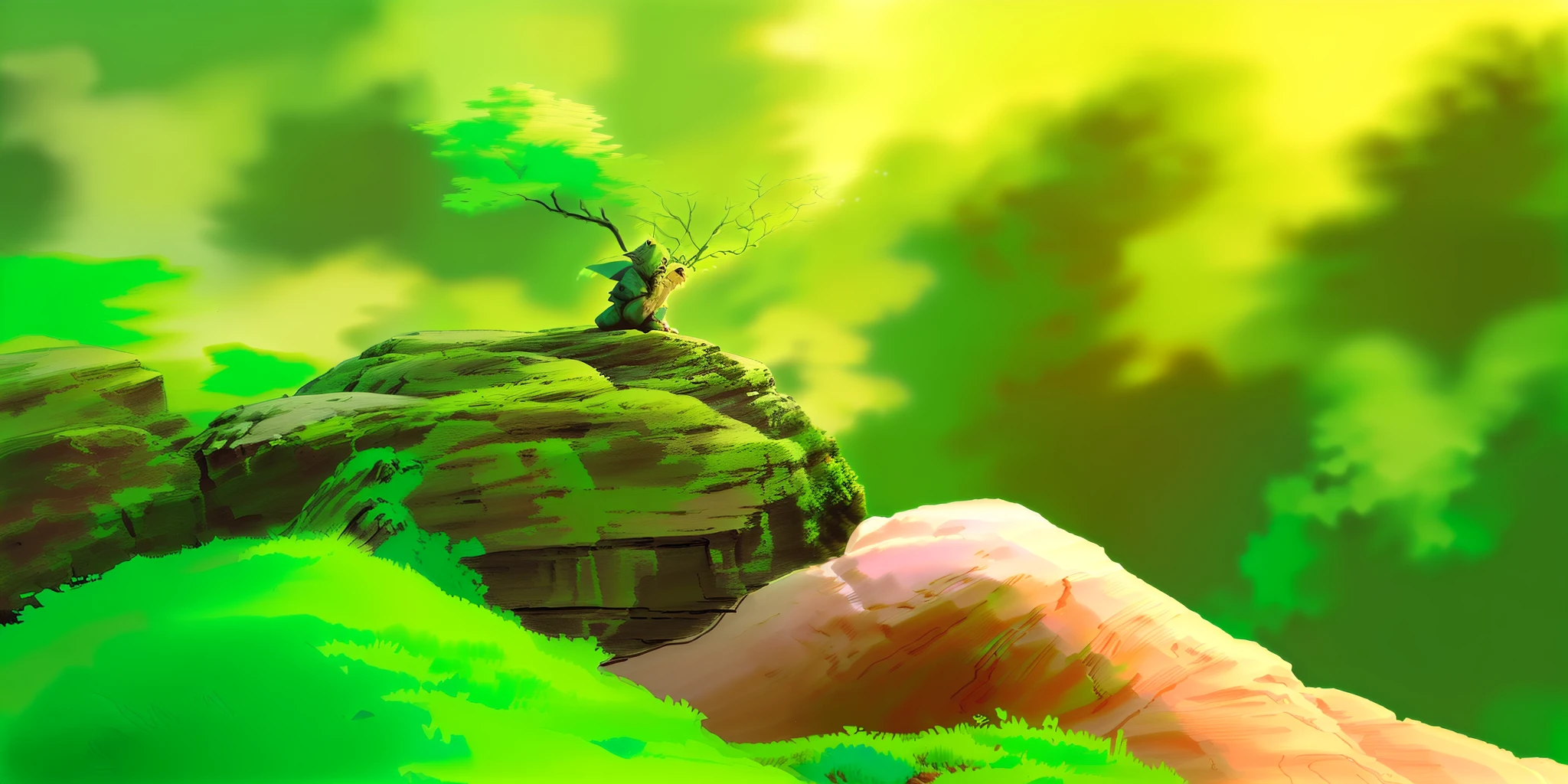 baby yodah is sitting on a rock in the woods, yoda fantasy art portrait, master yoda, portrait of yoda, kawaii yoda, yoda:-1, yoda, high quality wallpaper, adorable digital painting, star wars character, giant yoda, hq 4k phone wallpaper, ross tran 8 k, star wars digital art, jedi master, wojtek fus, high quality portrait