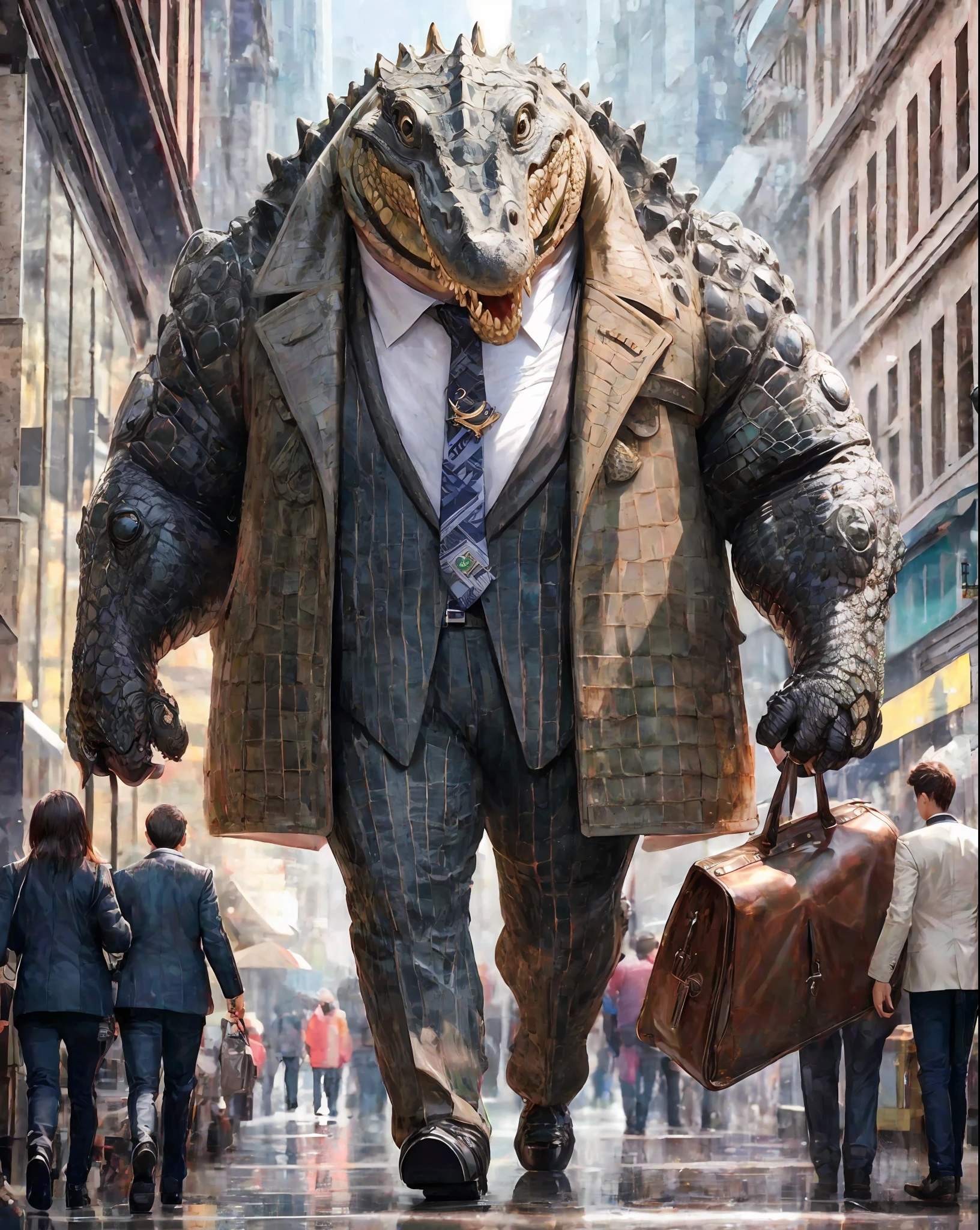 (Best quality, 8k, 32k, alligator, perfect body, ultra detailed face, , detailed eyes