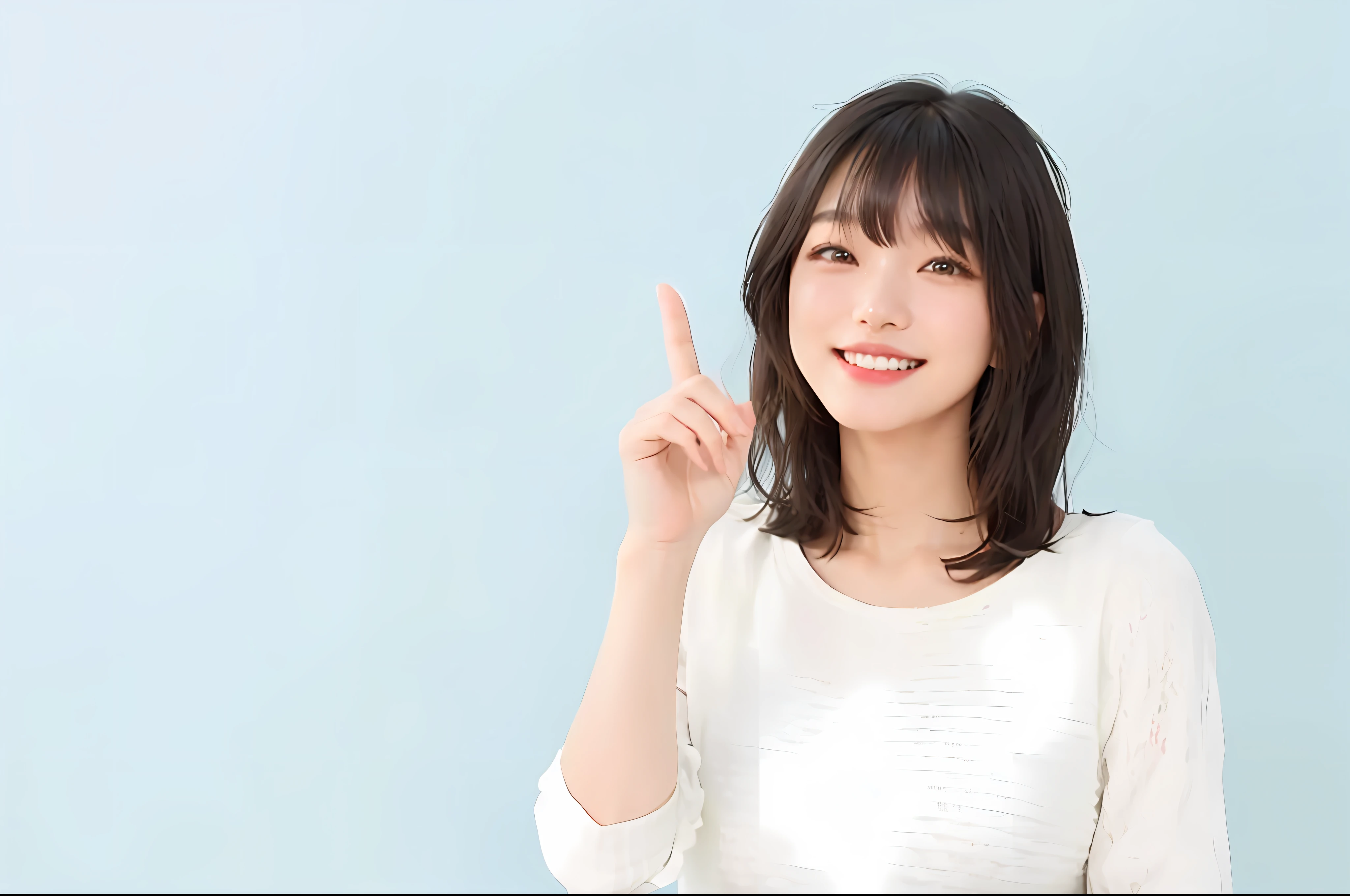 araffe asian woman in a white dress sitting on a chair, cute seductive smile, friendly seductive smile, young sensual gravure idol, ayaka, 奈良美智, chiho ashima, young pretty gravure idol, seductive smile, with a seductive smile, lovely smile, crazy seductive smile, yuuka kazami, chiho, there is tight cleavage, round breasts, big breasts