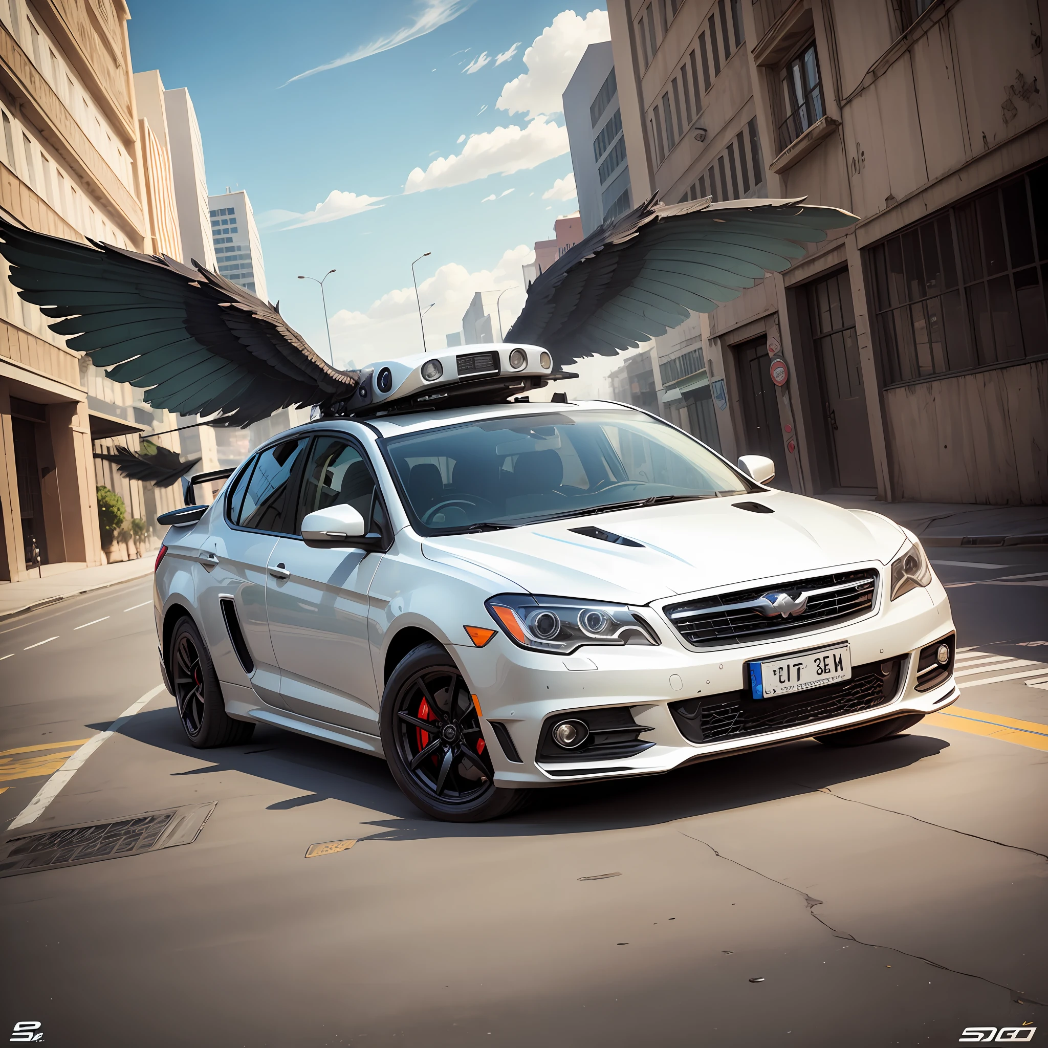 A bulletproof car with wings --auto --s2