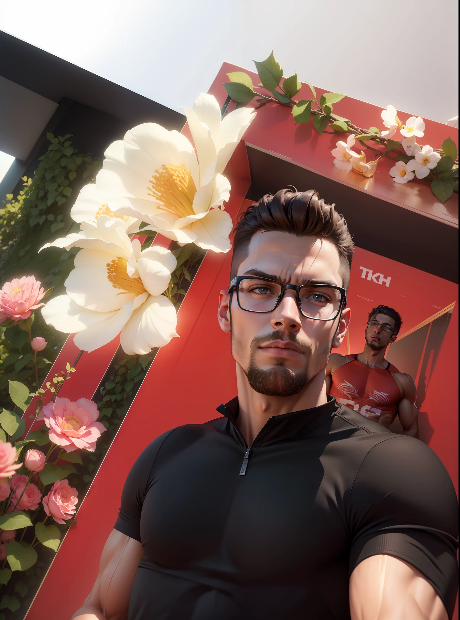 Male Beautiful Athletic 4k Hyperrealistic, Glasses, Beautiful Face Male, 8k, Beautiful, Male, Latin, European, Perfect, Divine