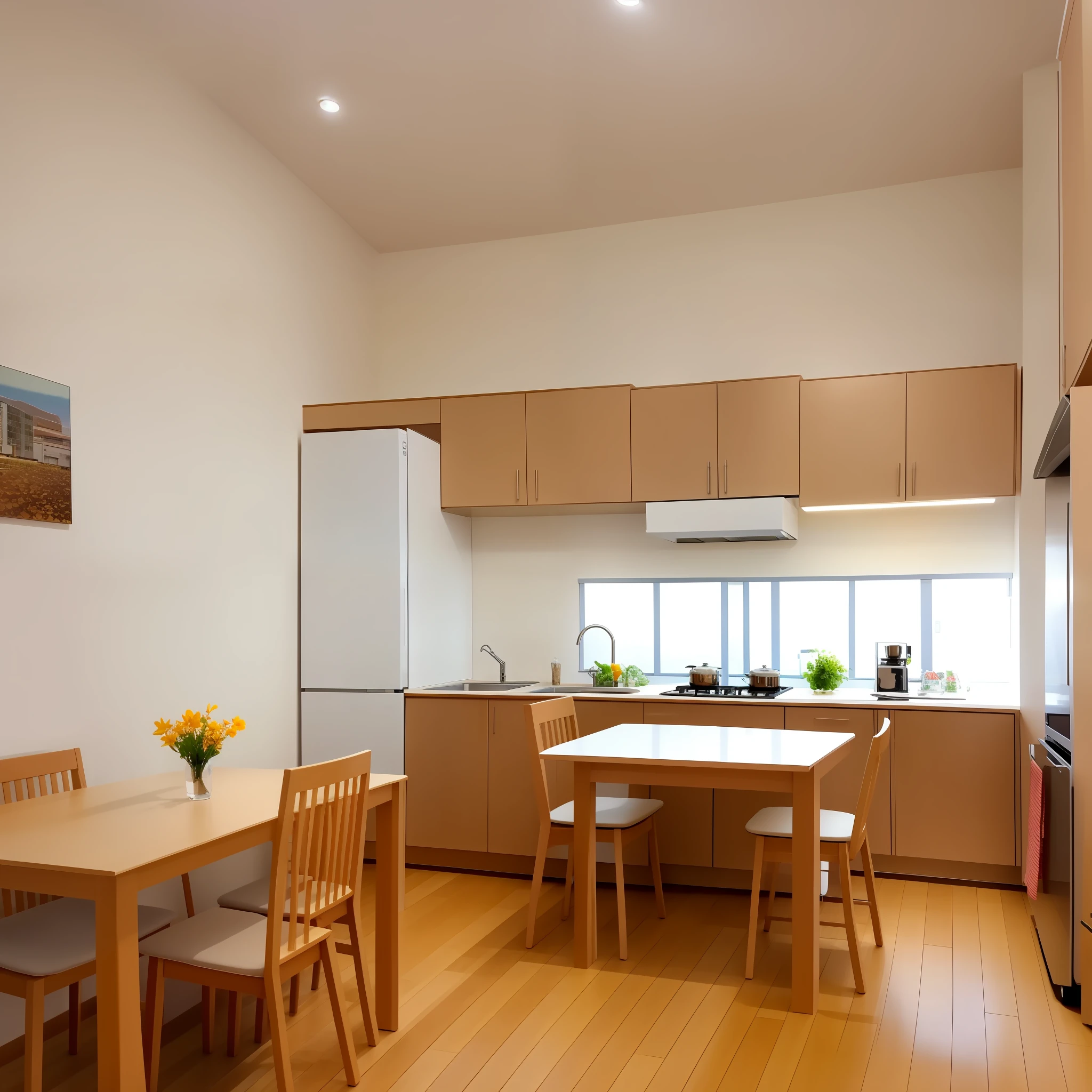 Dining kitchen in Japan apartment