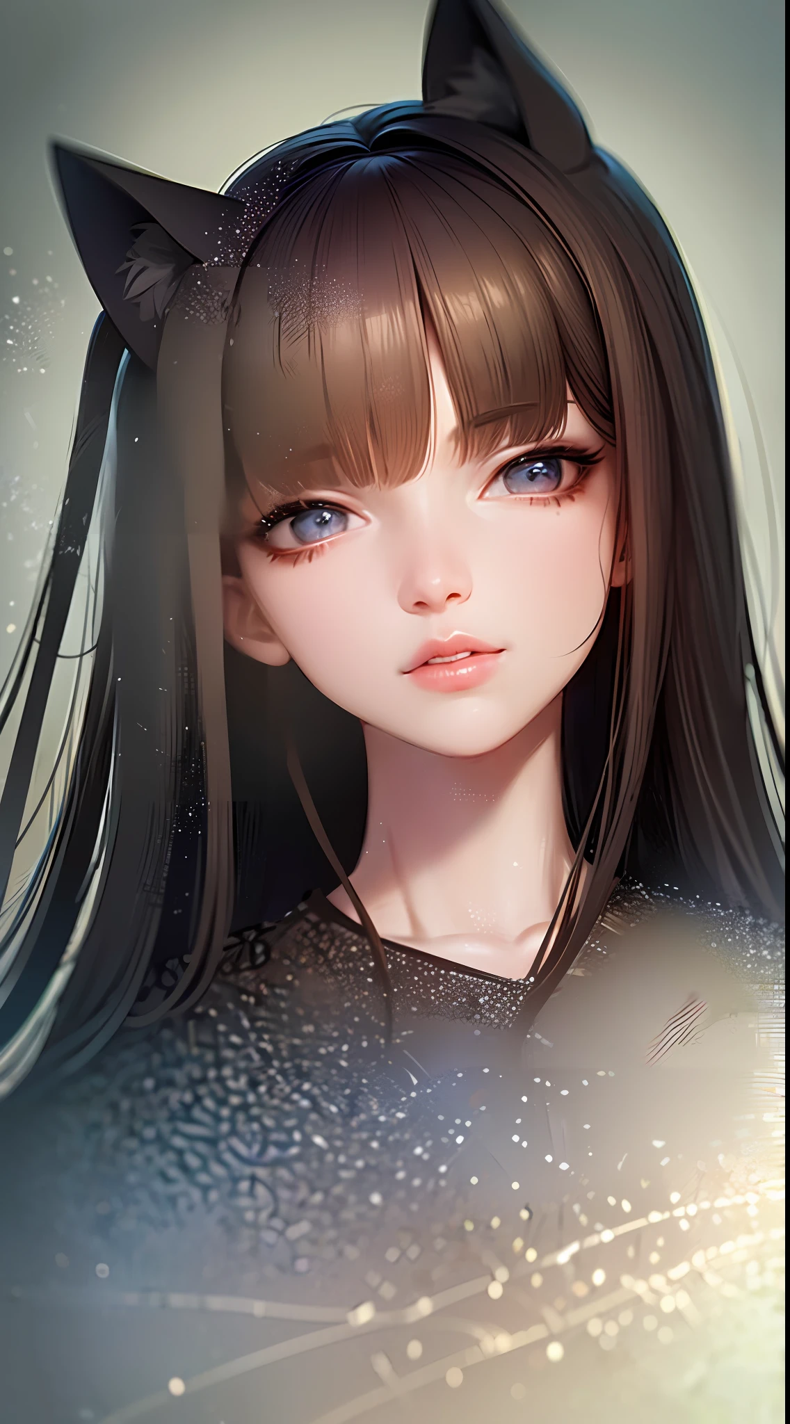 ((Night, Realistic Light, Best Quality, 8K, Masterpiece: 1.3)), Slender Beauty: 1.4, Stand Abs: 1.1, (Brown Hair, Big: 1.2), Moist Silk Dress: 1.2, Bathroom, Super Slender Face, Full Eye Detail, Double Eyelids). {{Masterpiece}}, {{Best Quality}}}}, {{Super Detail}}, {{Illustration}}, {{Disheveled Hair}}, {{Masterpiece}}, {Highest Quality}, {{Super Detail}, {{{Illustration}, Beautiful scenes, clear facial features, hyperrealistic, octane rendering, UE5, high detail, hyper quality, high resolution, art station trend, Hyperrealism, Surrealism, HD, 16K, Telephoto Lens, Medium Close-Up, Split Lighting,
