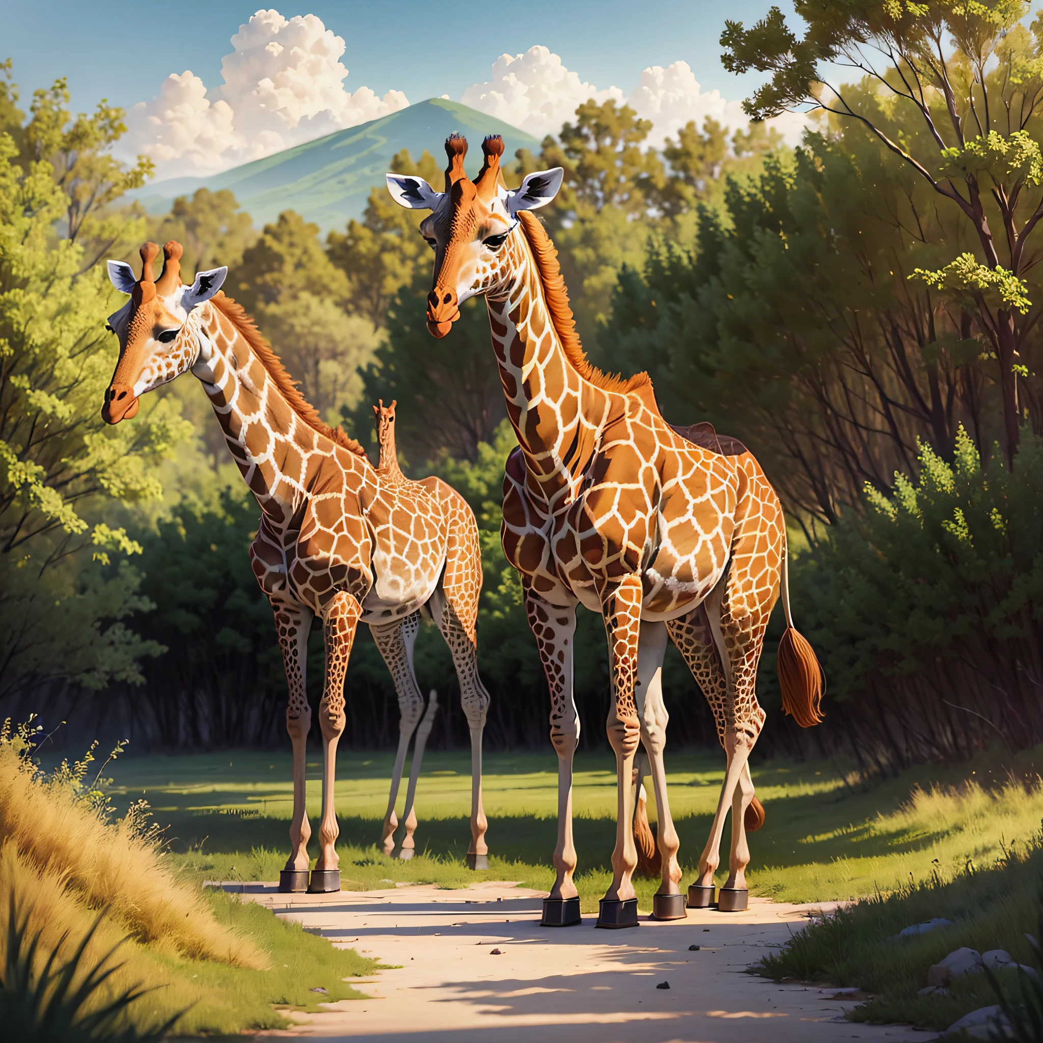 a wood segmentation of giraffes --auto --s2