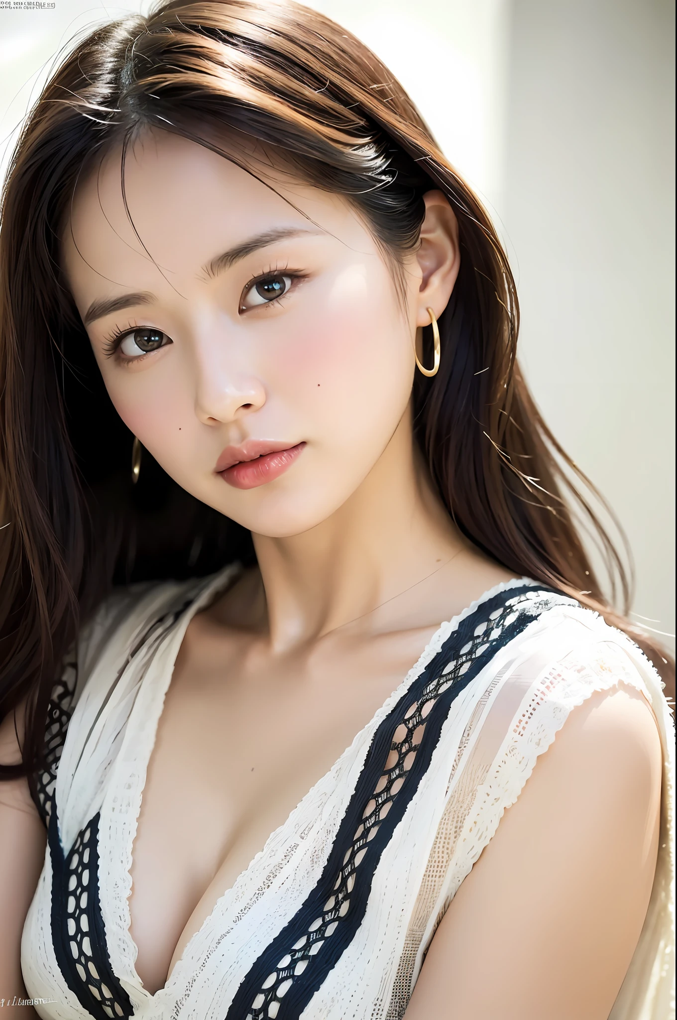 ((8k:1.27), top quality, masterpiece, super high resolution: 1.2) Cute Japan women pictures (beautiful:1.1), complex and elegant, fantasy, detail, geometric patterns by Greg Lutkowski and Alphonse Mucha, gradient lighting